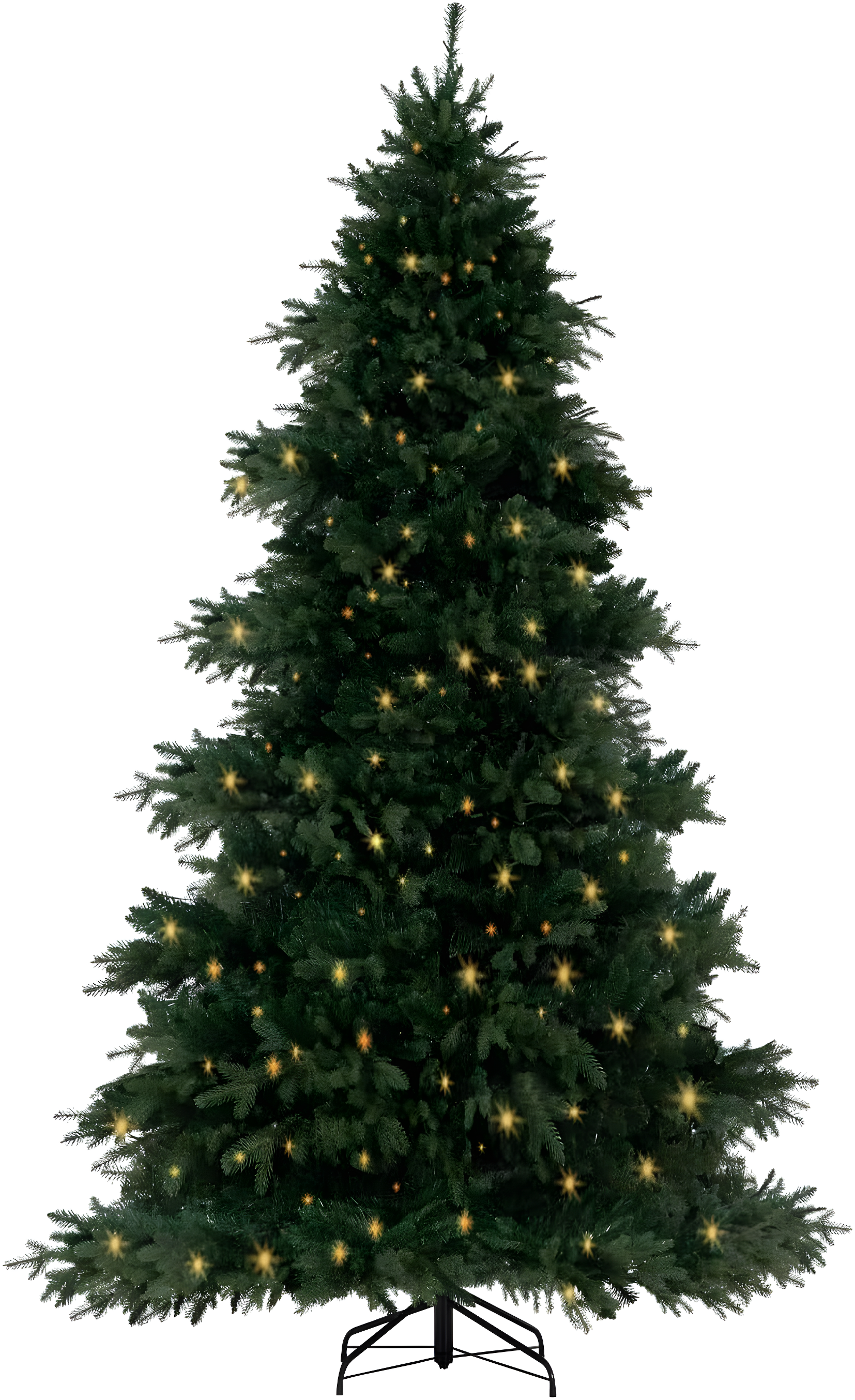 Home Imports Emporium Cynthia Prelit Aritificial Christmas Tree, Realistic Rustic Christmas Tree with Lights by Naomi Home Green,7.5ft