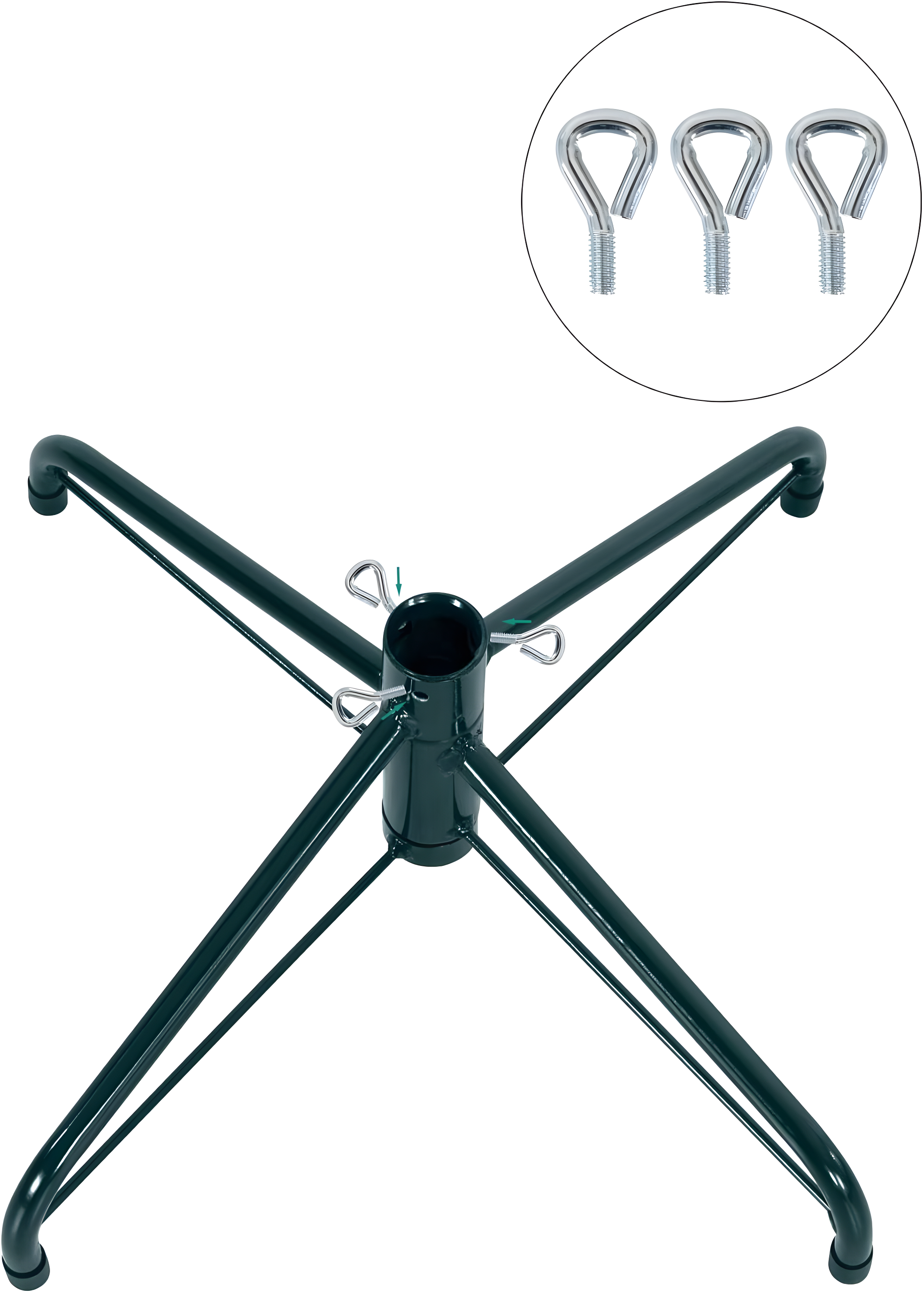 Home Imports Emporium Cynthia Prelit Aritificial Christmas Tree, Realistic Rustic Christmas Tree with Lights by Naomi Home Green,7.5ft