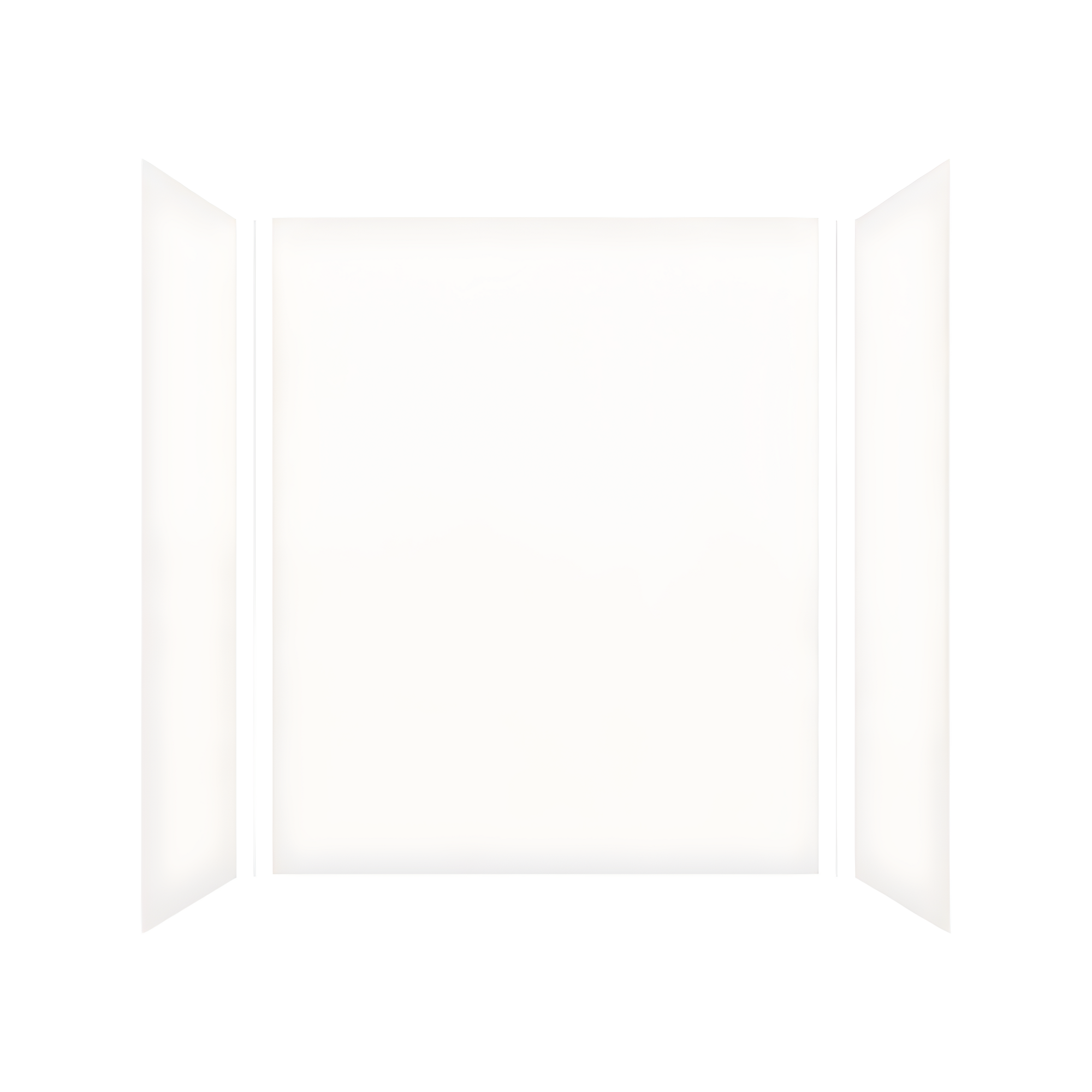 Transolid Expressions 60'' W 36'' D 72'' H Glue Up Solid Surface Wall