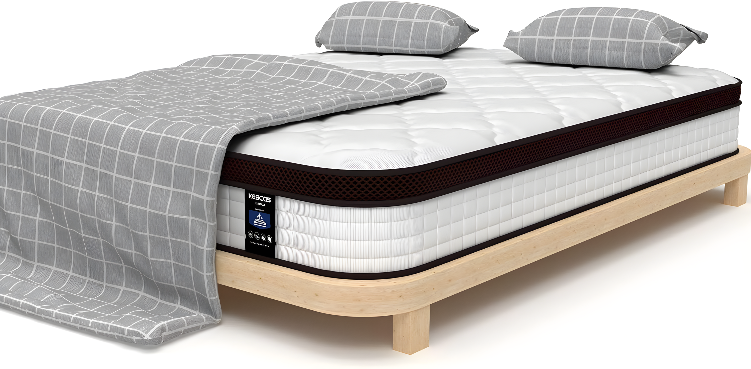 Full Size Mattress, Serweet 10 Inch Hybrid Memory Foam Full Mattress in a Box, Medium Firm Mattress for Cooler Sleep Supportive & Pressure Relief, Made in North America