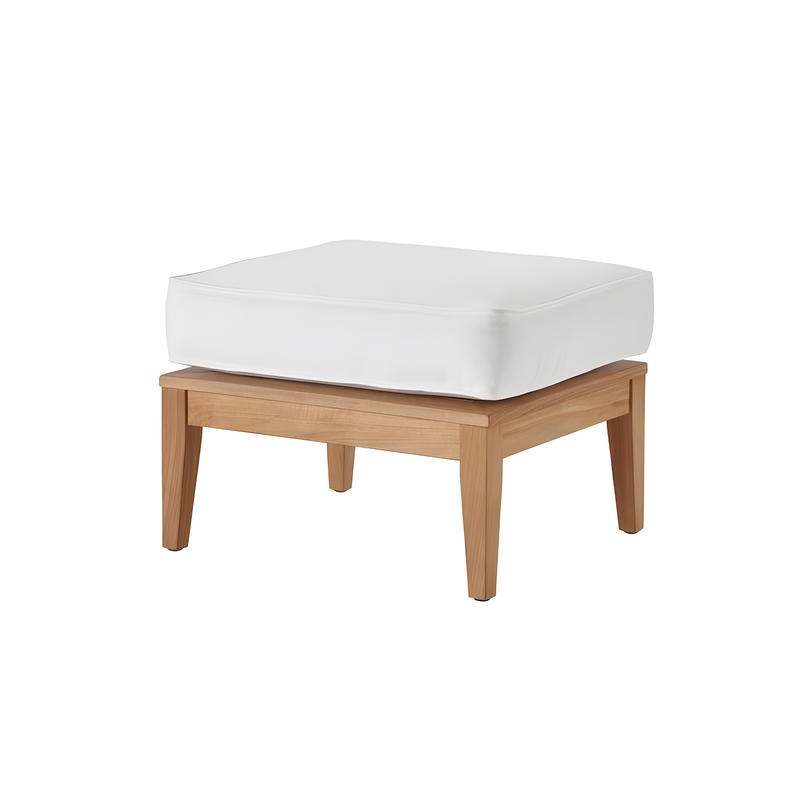 Coastal Living™ by Universal Furniture Chesapeake Teak Outdoor Ottoman with Sunbrella® Cushion