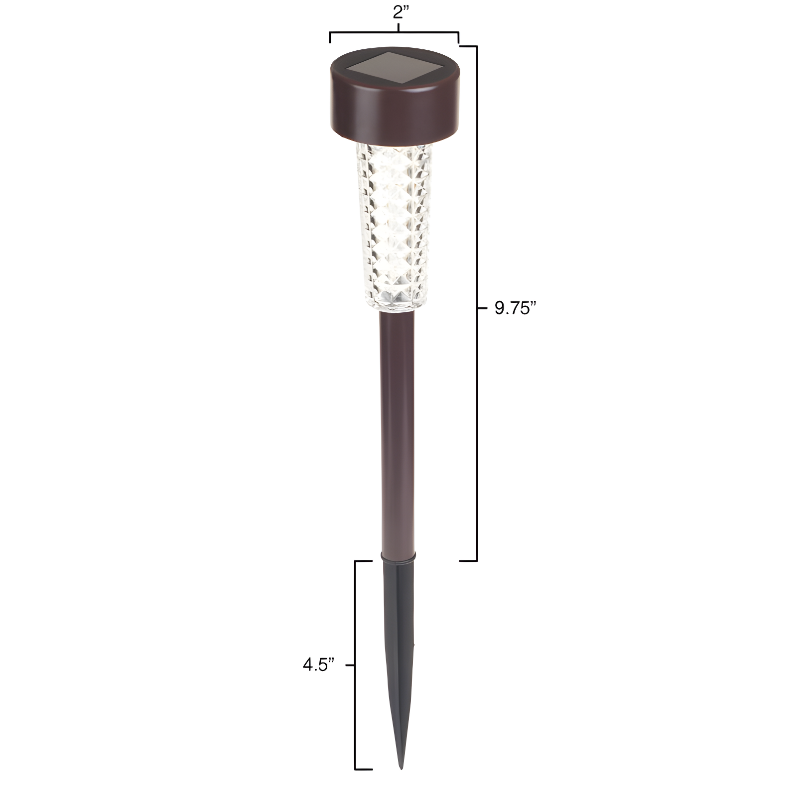 Pure Garden Solar Lights Outdoor Waterproof Garden Lights - 6-Pack LED Outdoor Lights - Cold White Solar Pathway Lights - Outdoor Solar Lights for Yard, Driveway, or Landscape Lighting by Pure Garden (Set of 6)