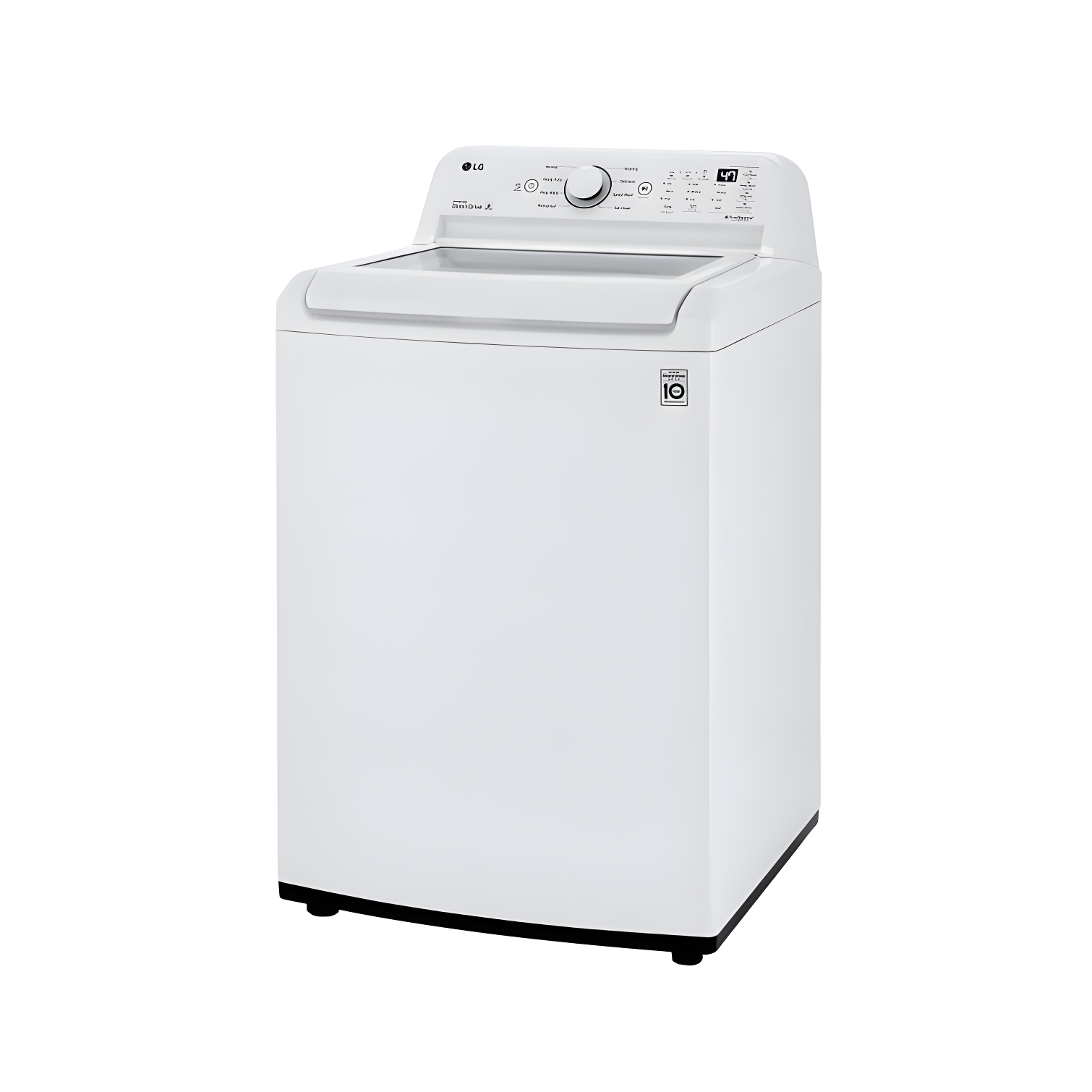 LG 4.3 cu. ft. Ultra Large Capacity Top Load Washer with 4-Way Agitator & TurboDrum Technology, White
