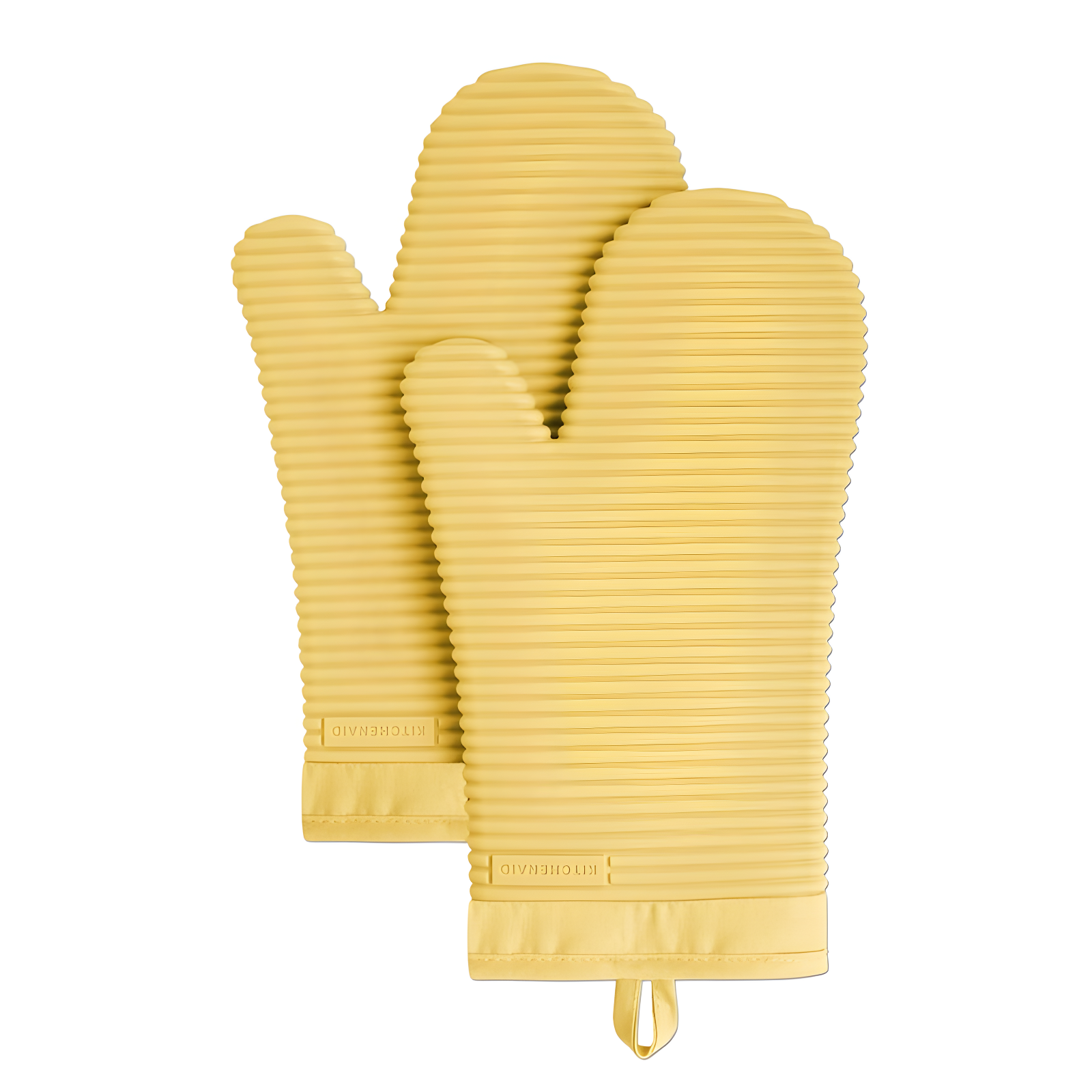 KitchenAid® KitchenAid Ribbed Soft Silicone Oven Mitt (Set of 2)