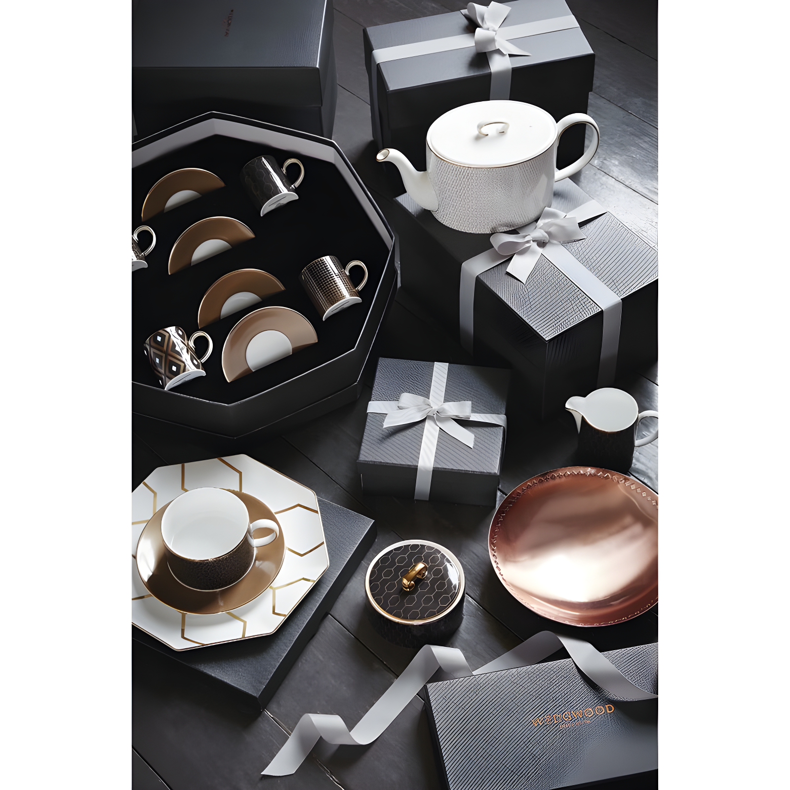 Wedgwood Gio Gold Teapot | Wayfair