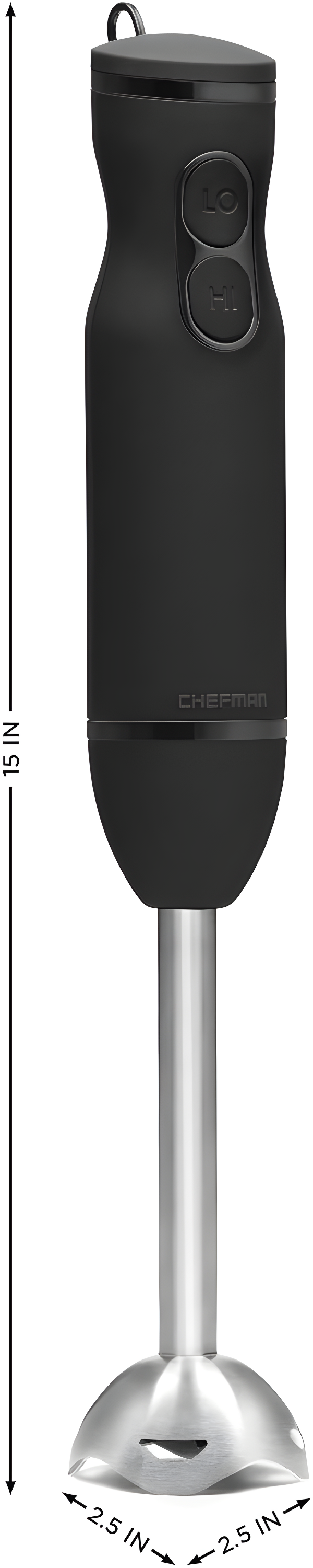 Chefman Immersion Stick Hand Blender with Stainless Steel Blades