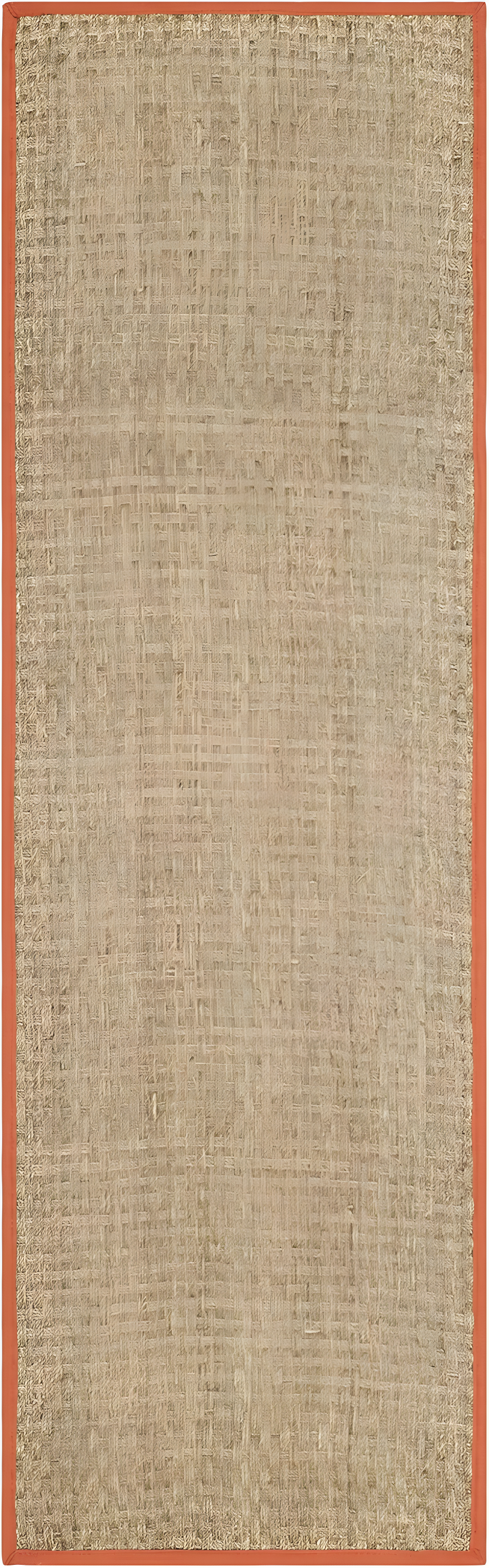 Natural Fiber NF114 Power Loomed Indoor Accent Rug - Natural/Rust - 2'x3' - Safavieh.