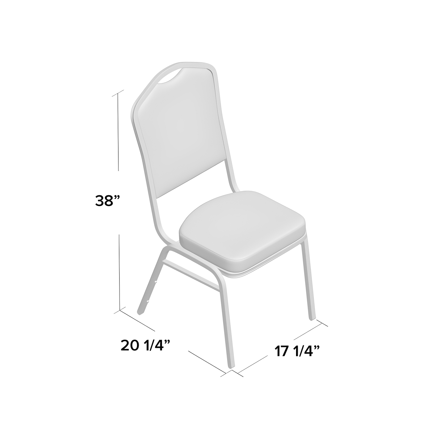 Aurelia Crown Back Stacking Banquet Chair