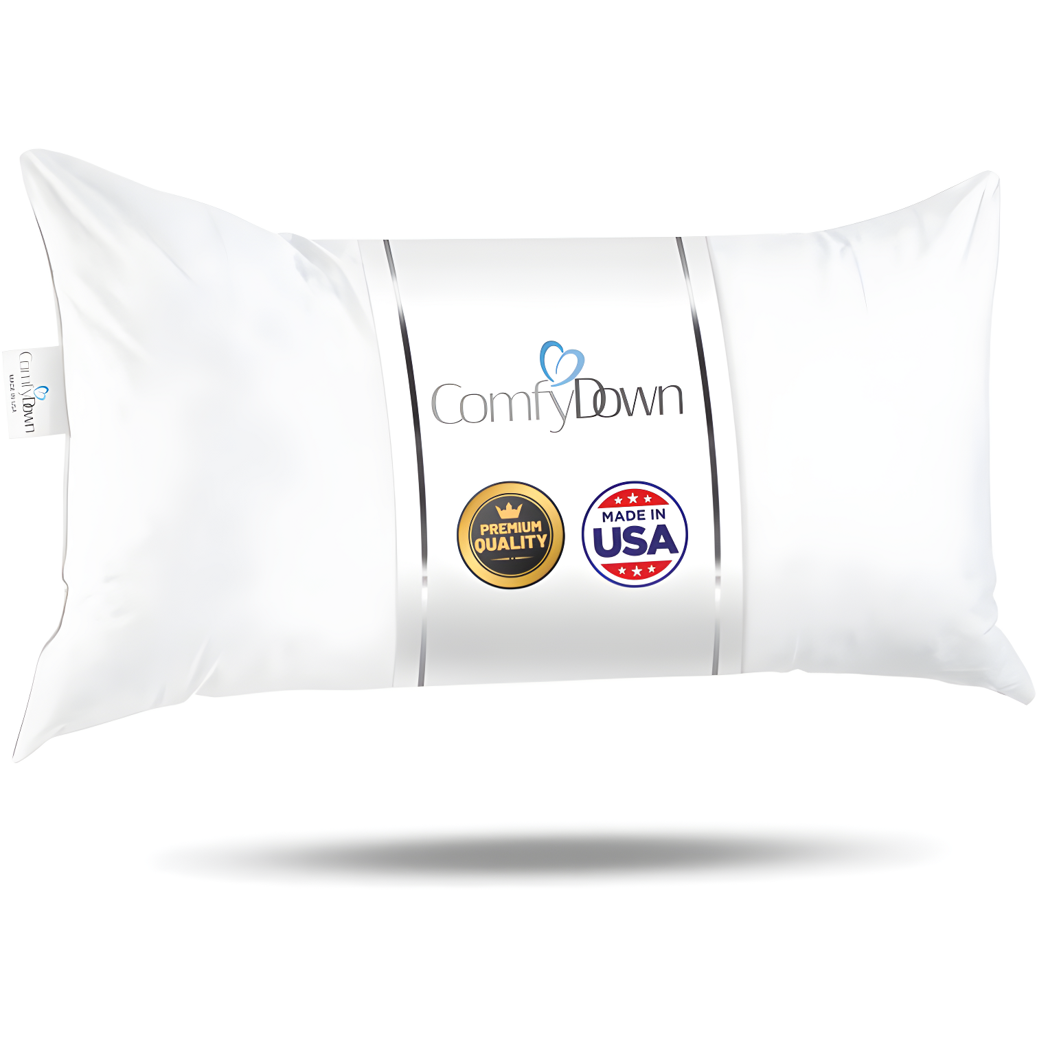 ComfyDown ComfyDown 95% Feather 5% Down Rectangle Decorative Pillow Insert Sham Stuffer