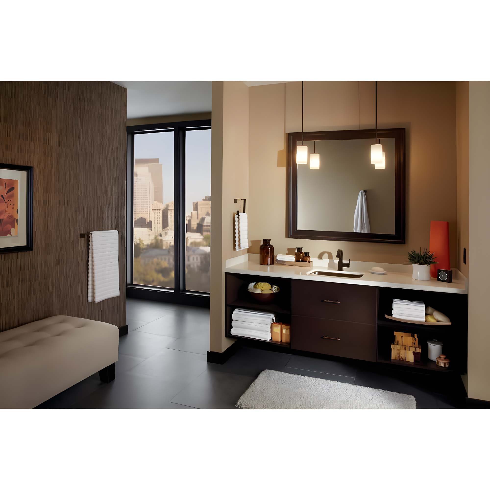 Vero Double Towel Hook Bath Hardware Accessory