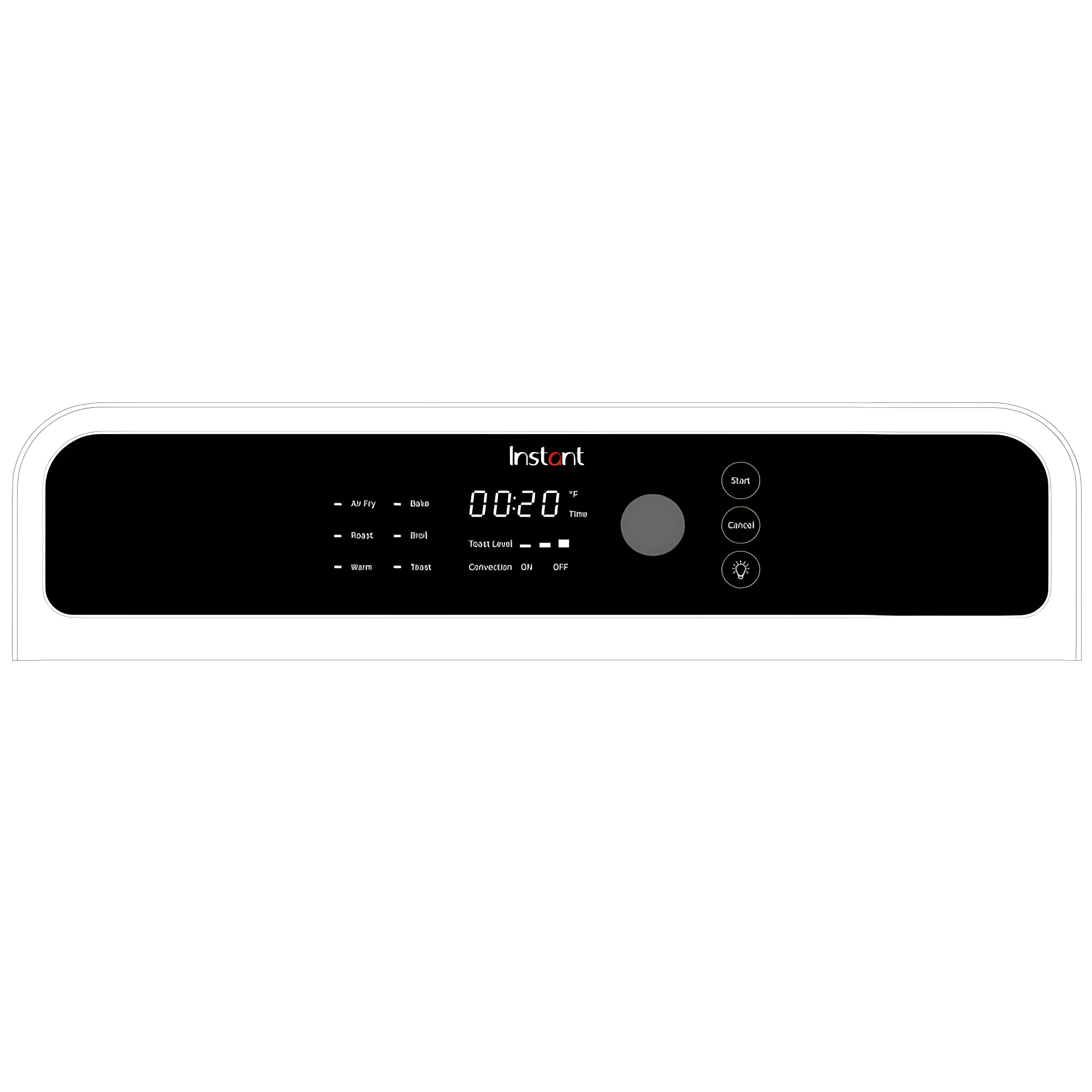 Instant 6026917 Programmable Air Fryer Oven, Black