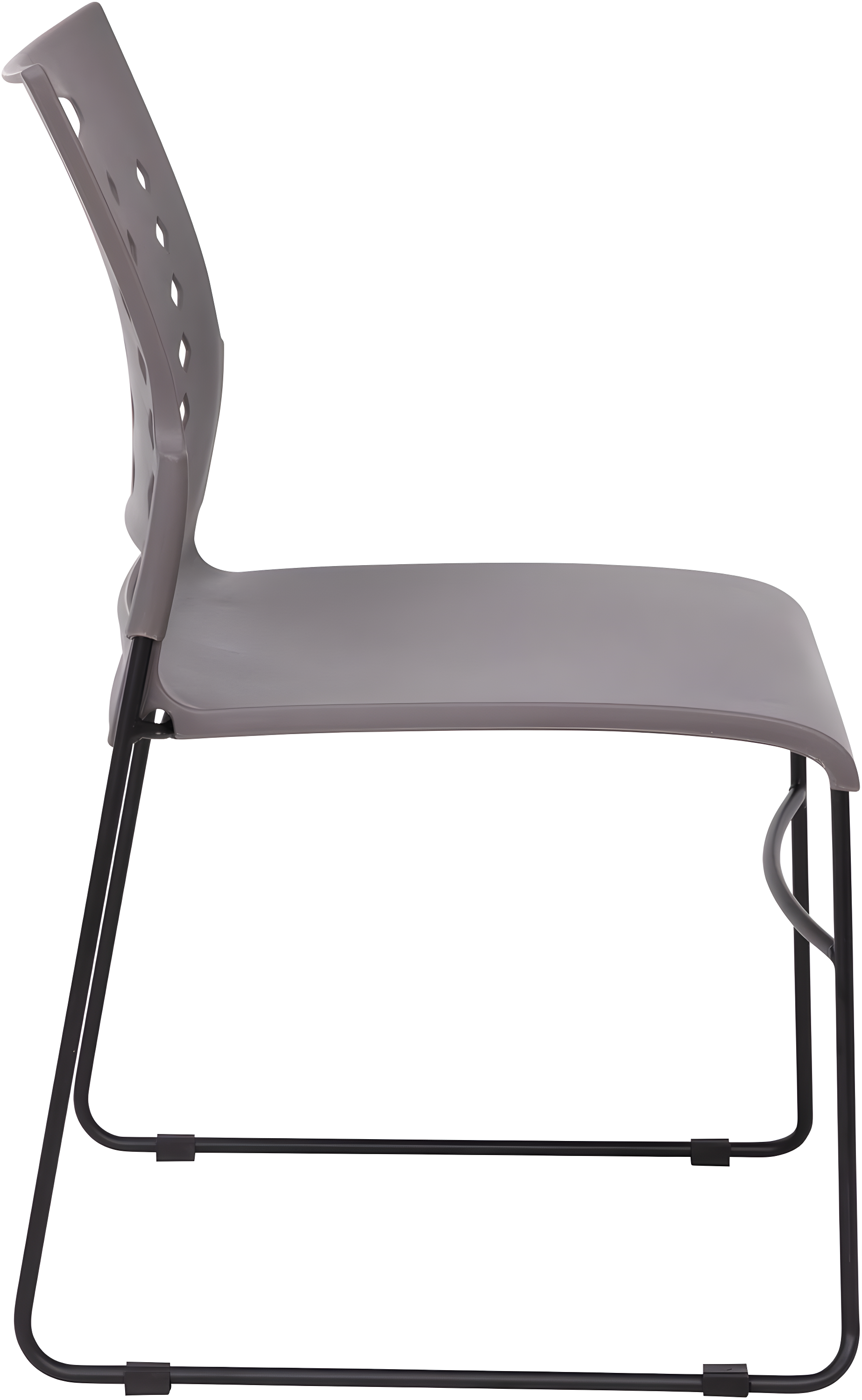 Flash Furniture 881 lb. Capacity Sled Base Stack Chair with Carry Handle and Air-Vent Back