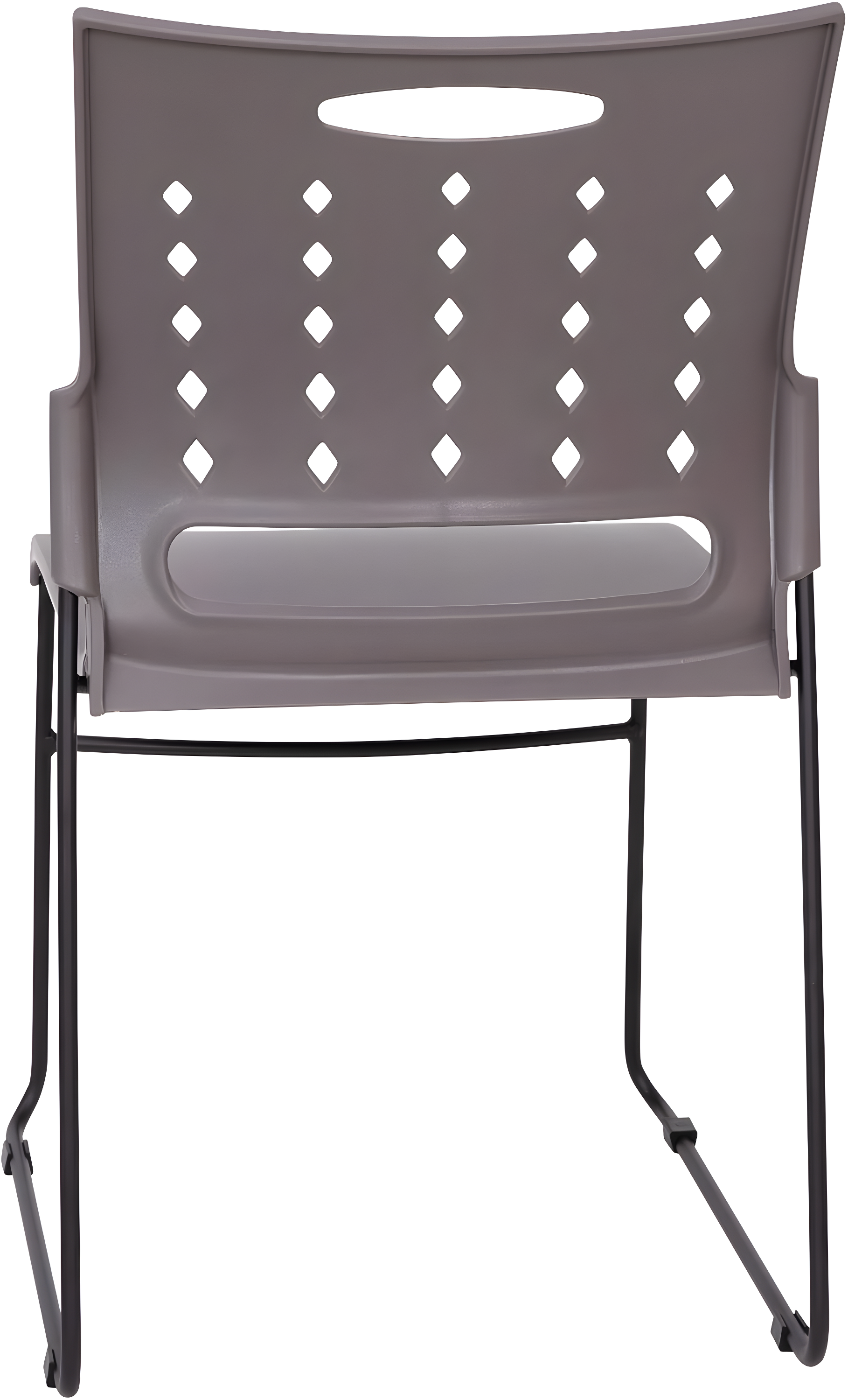 Flash Furniture 881 lb. Capacity Sled Base Stack Chair with Carry Handle and Air-Vent Back