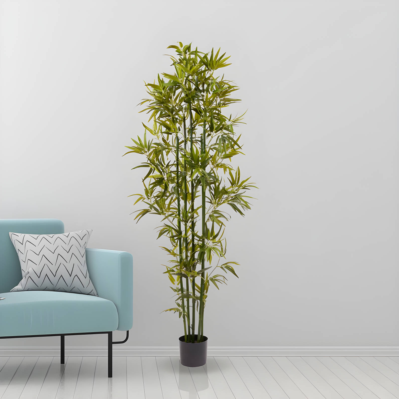 Nature Spring Potted Artificial Bamboo Plant - 6'