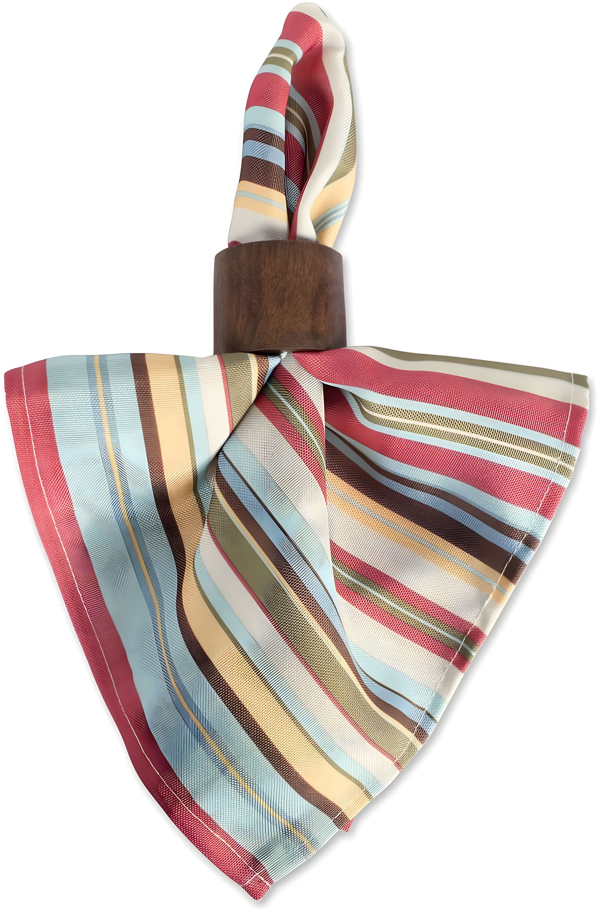 Casa Polyester Floral Square Napkin (Set of 6)