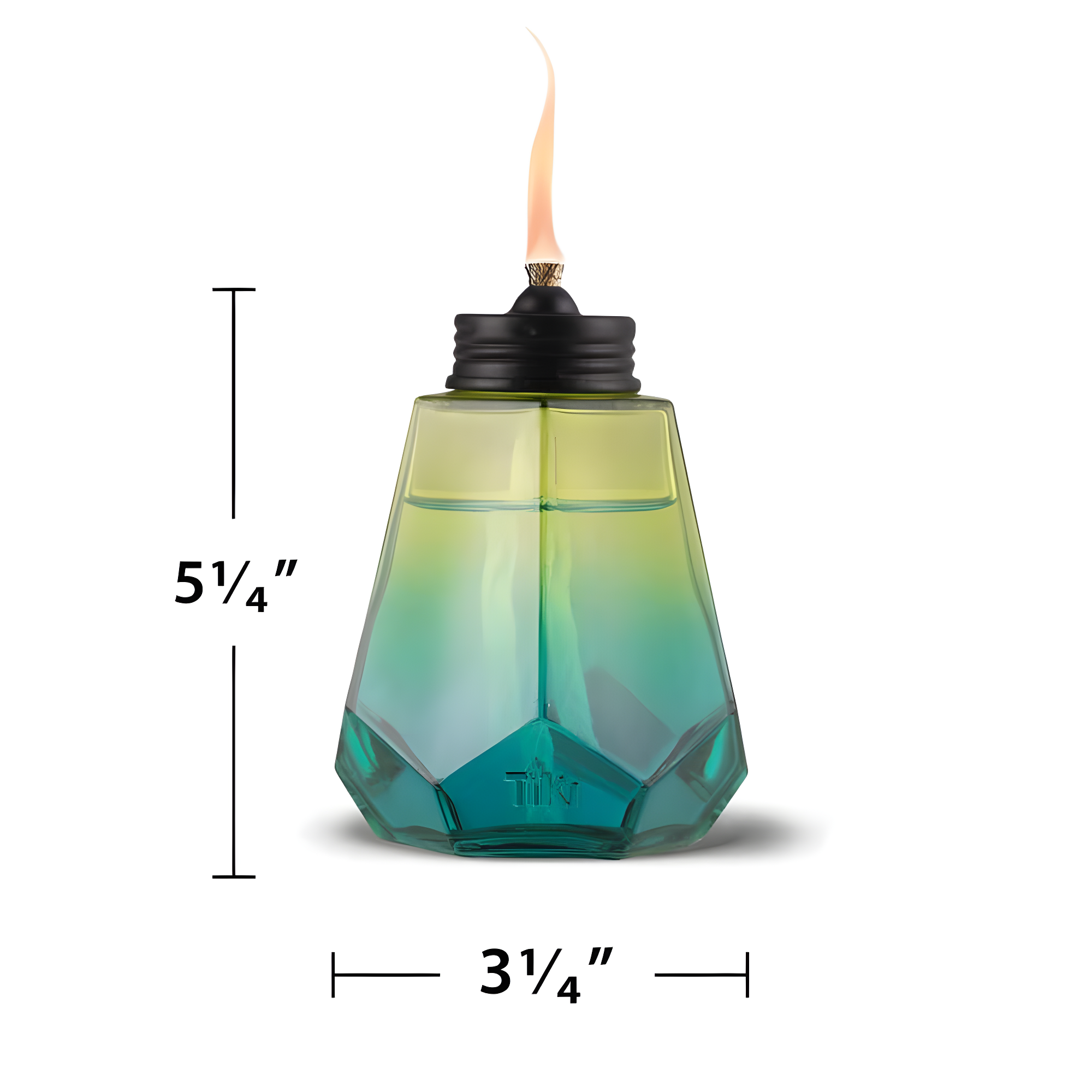 TIKI Brand TIKI® Brand 5.25 Inch Table Torch Ombre Royal (Set of 3)