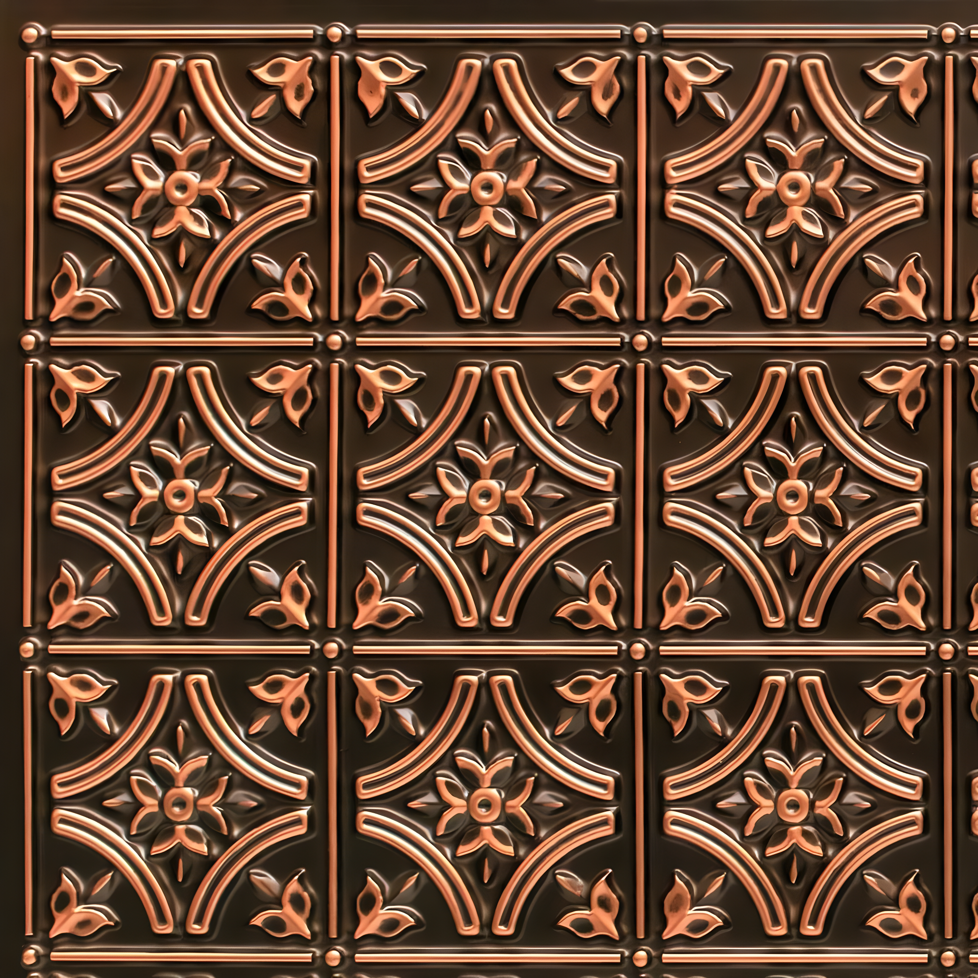 FromPlainToBeautifulInHours Gothic Reims 2 Ft. X 2 Ft. Drop-In Or Glue-Up PVC Ceiling Tile (Set of 10)