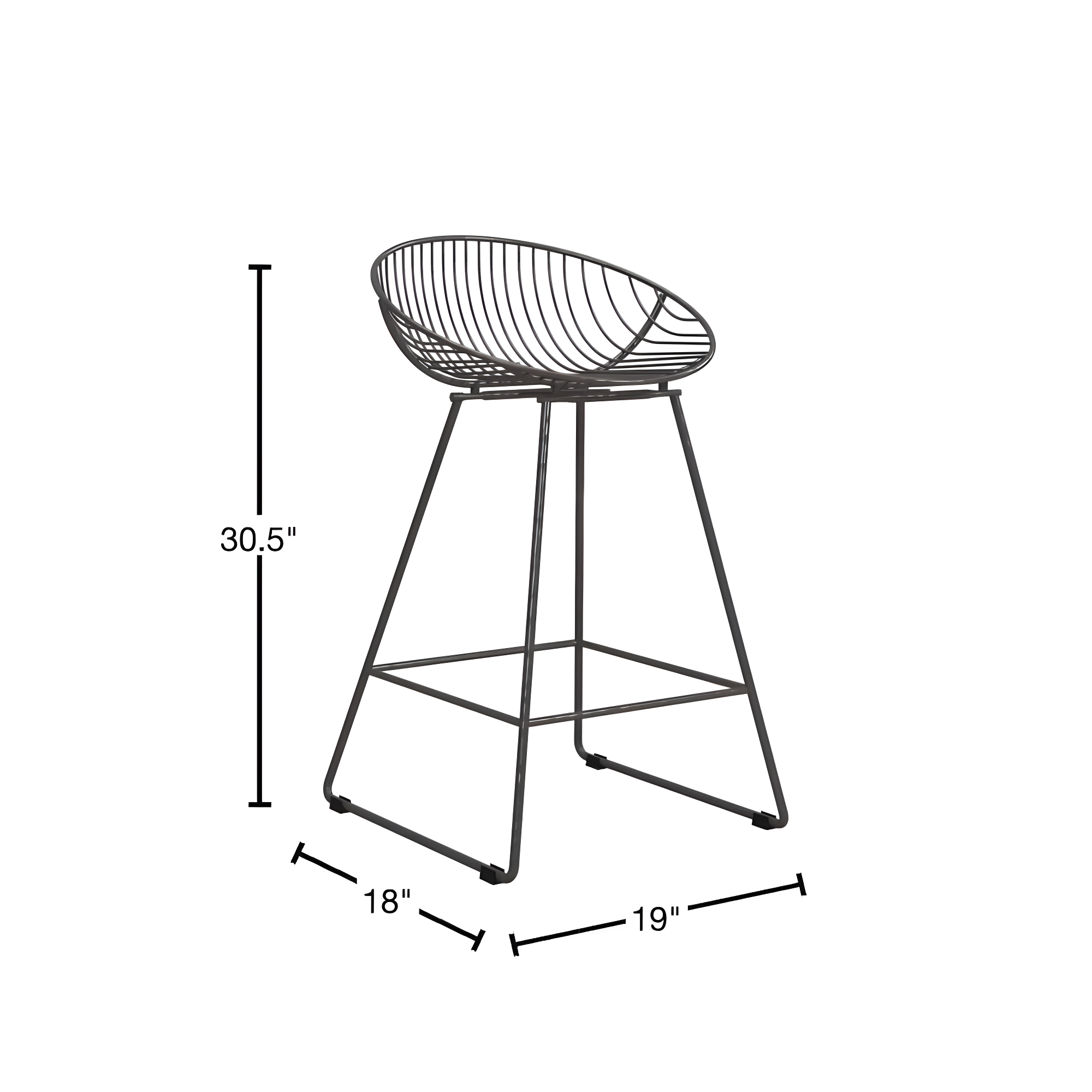 Ellis 25" Counter Bar Stool