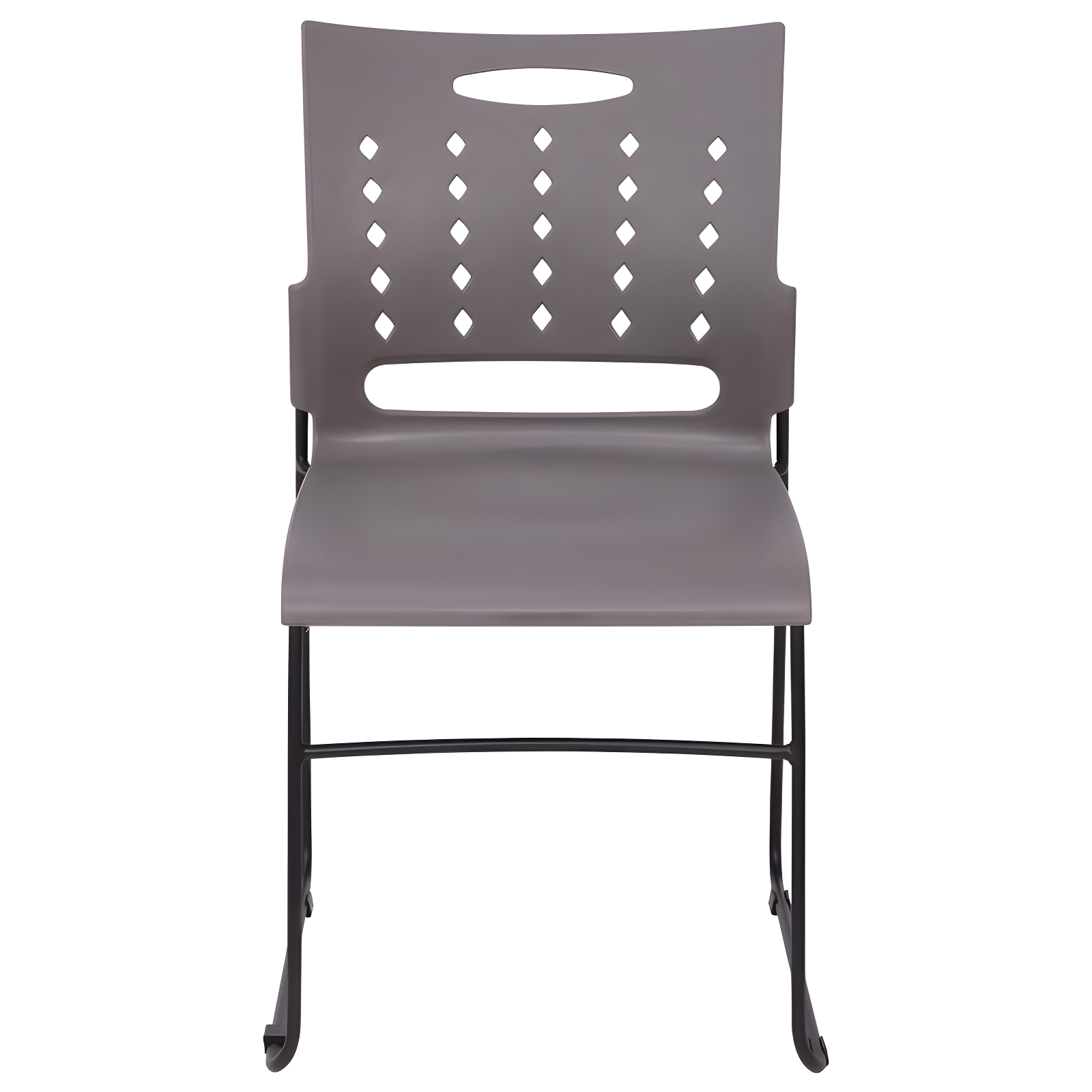 Flash Furniture 881 lb. Capacity Sled Base Stack Chair with Carry Handle and Air-Vent Back