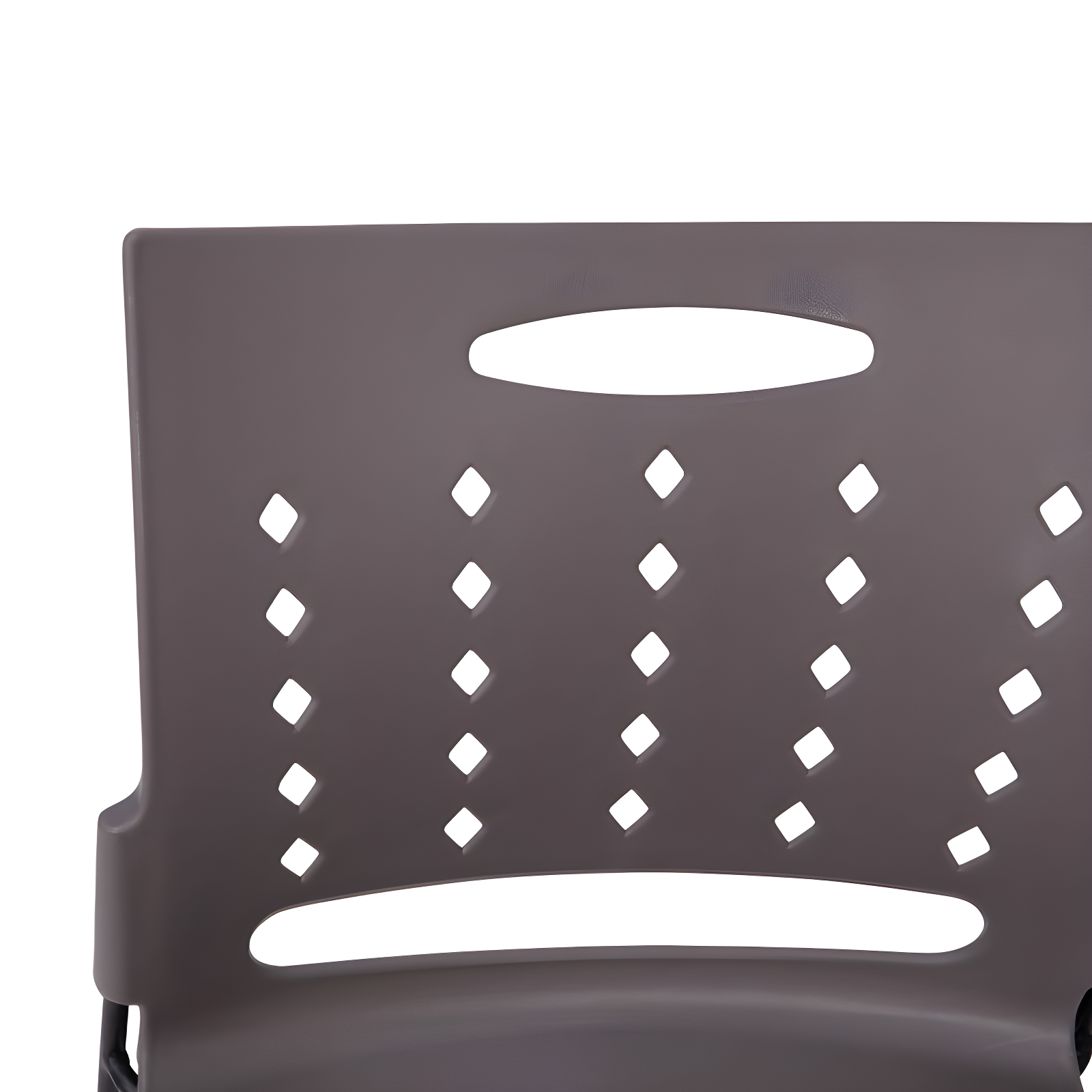 Flash Furniture 881 lb. Capacity Sled Base Stack Chair with Carry Handle and Air-Vent Back