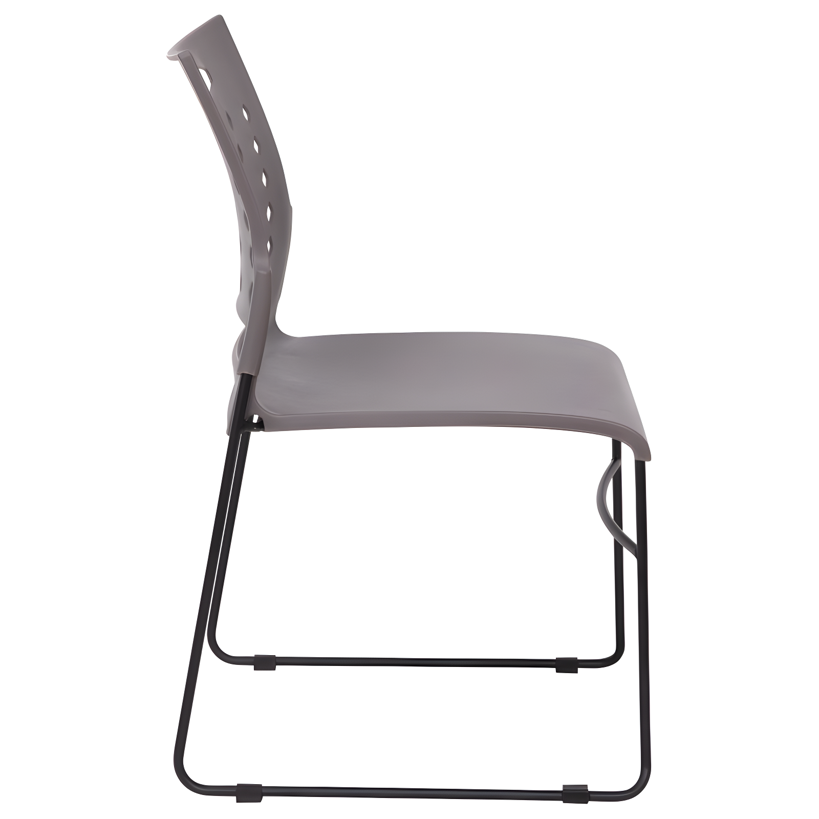 Flash Furniture 881 lb. Capacity Sled Base Stack Chair with Carry Handle and Air-Vent Back