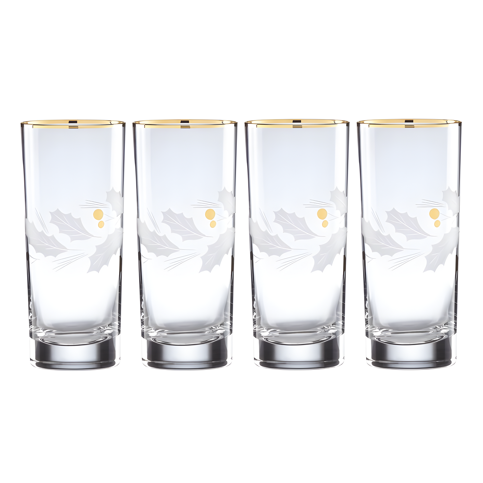 Lenox Holiday Gold 4-Piece Glassware Set