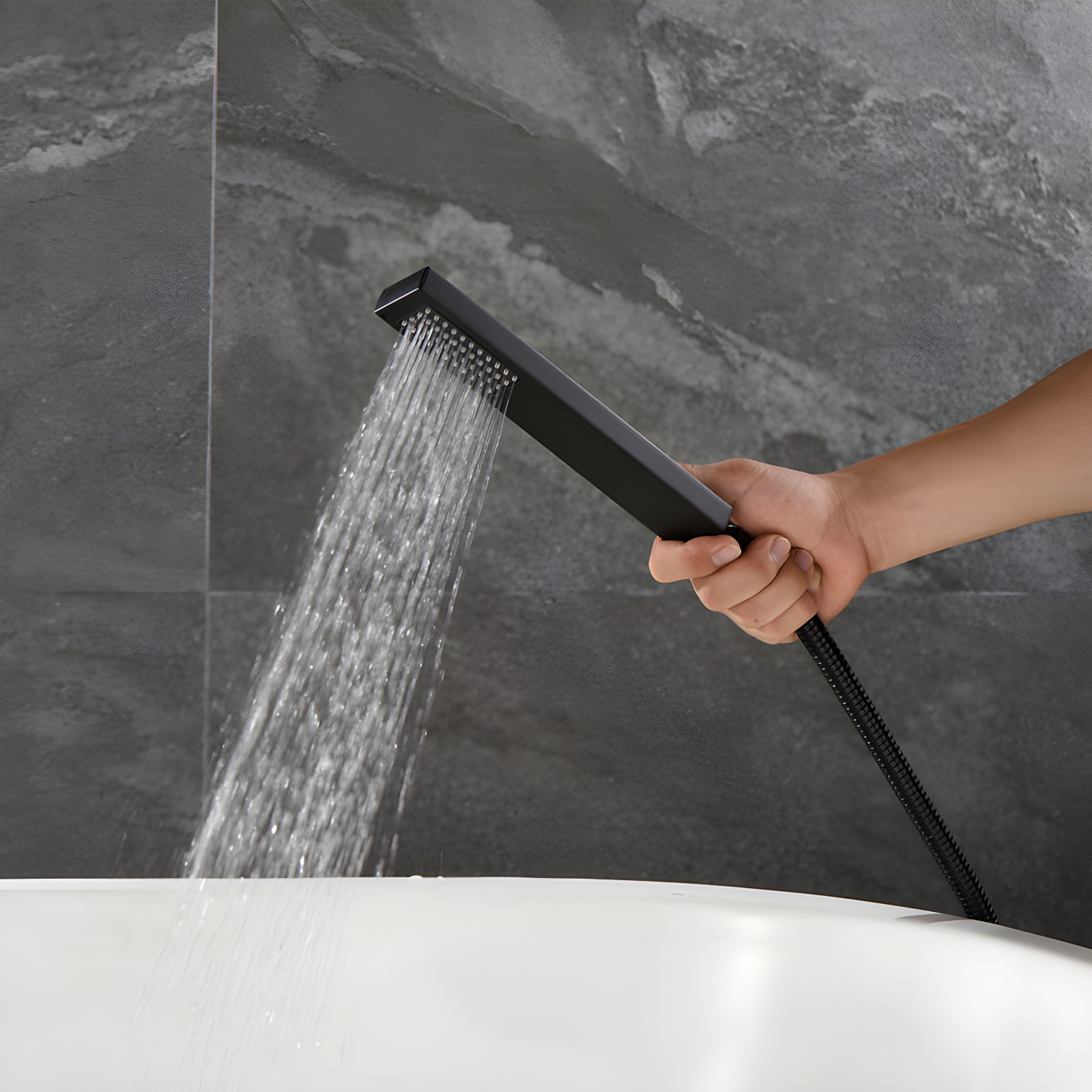 Floor Tub Filler with Diverter