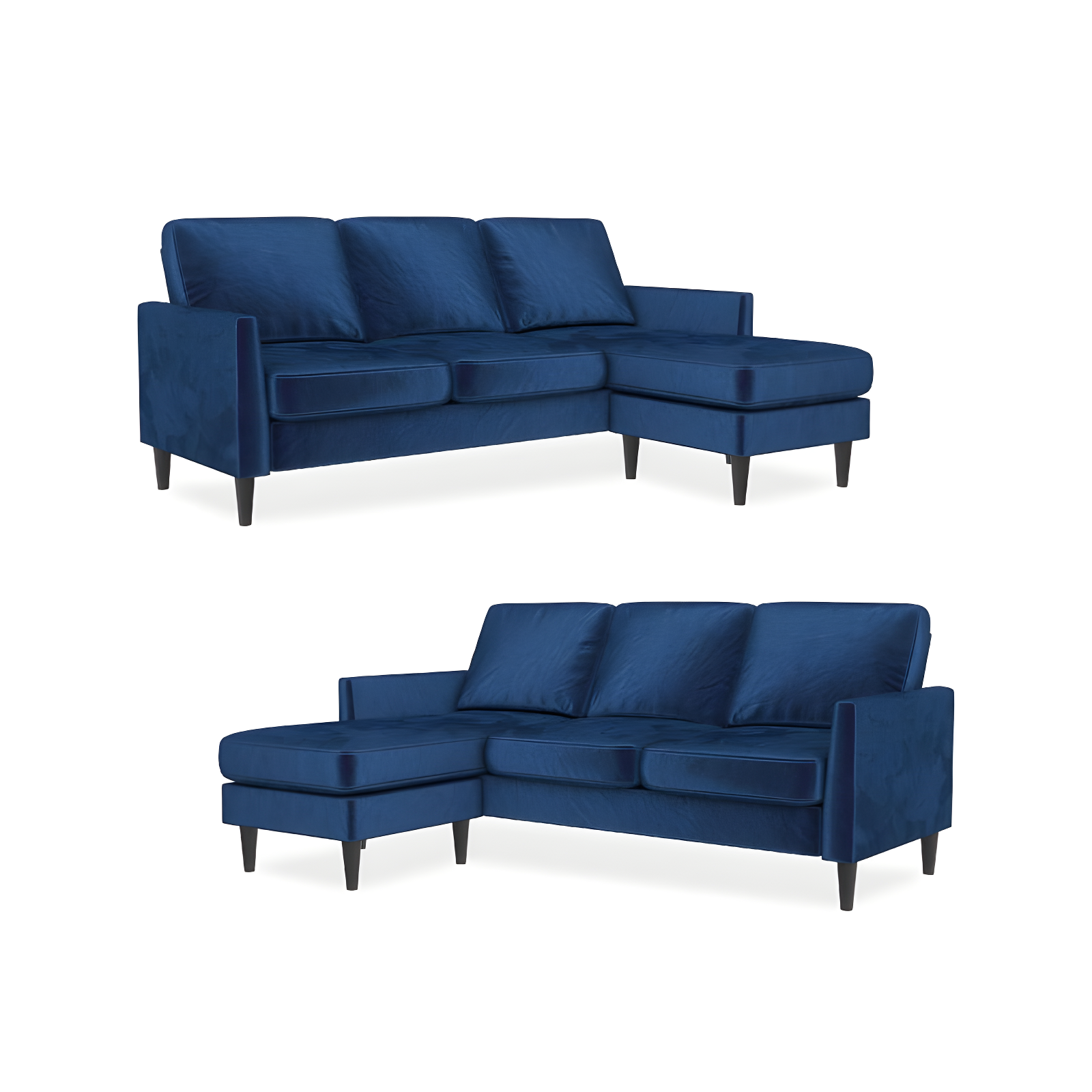 Winston 81.5" Wide Reversible Sofa & Chaise with Ottoman
