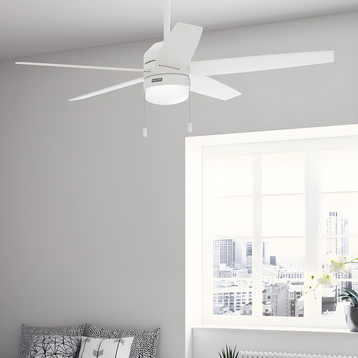 Bardot 52" 5 - Blade Ceiling Fan With Lights and Pull Chains