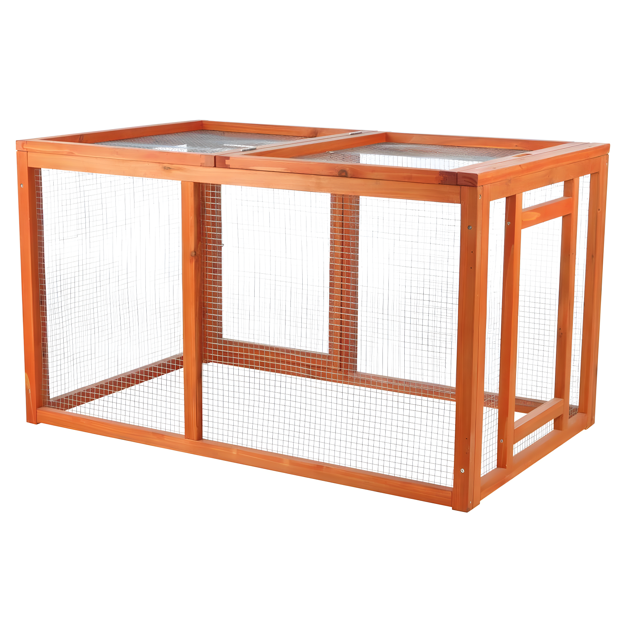 TRIXIE TRIXIE Chicken Outdoor Run with Covered Top, Extension for TRIXIE Chicken Coops