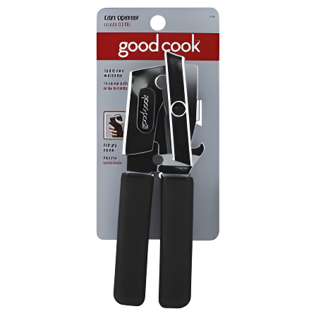 GoodCook Everyday Classic Manual Can Opener with Soft Grip Handles Stainless Steel