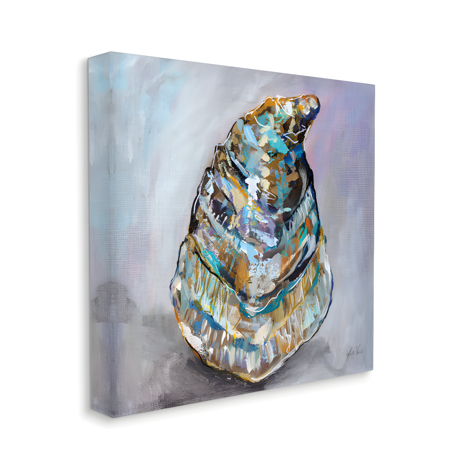 " Modern Oyster Painting " by Jeanette Vertentes Painting Print