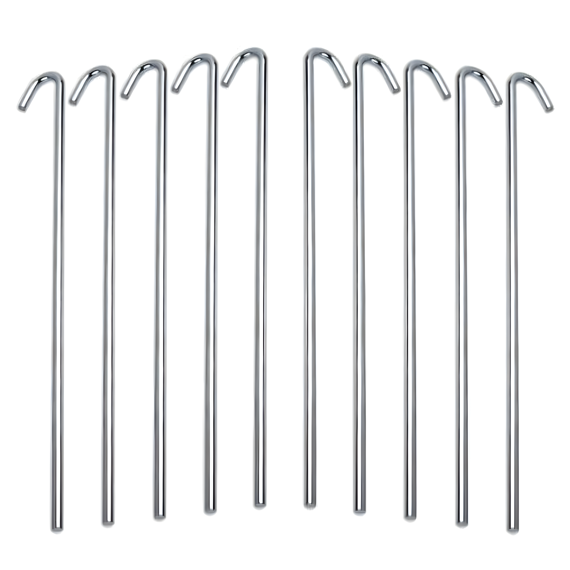 Tent Stakes Heavy Duty Metal, Galvanized Rust-Free Yard Stakes, Garden Edging Fence Hook | Tent Stakes Metal for Outdoor Camping, Tent Pegs