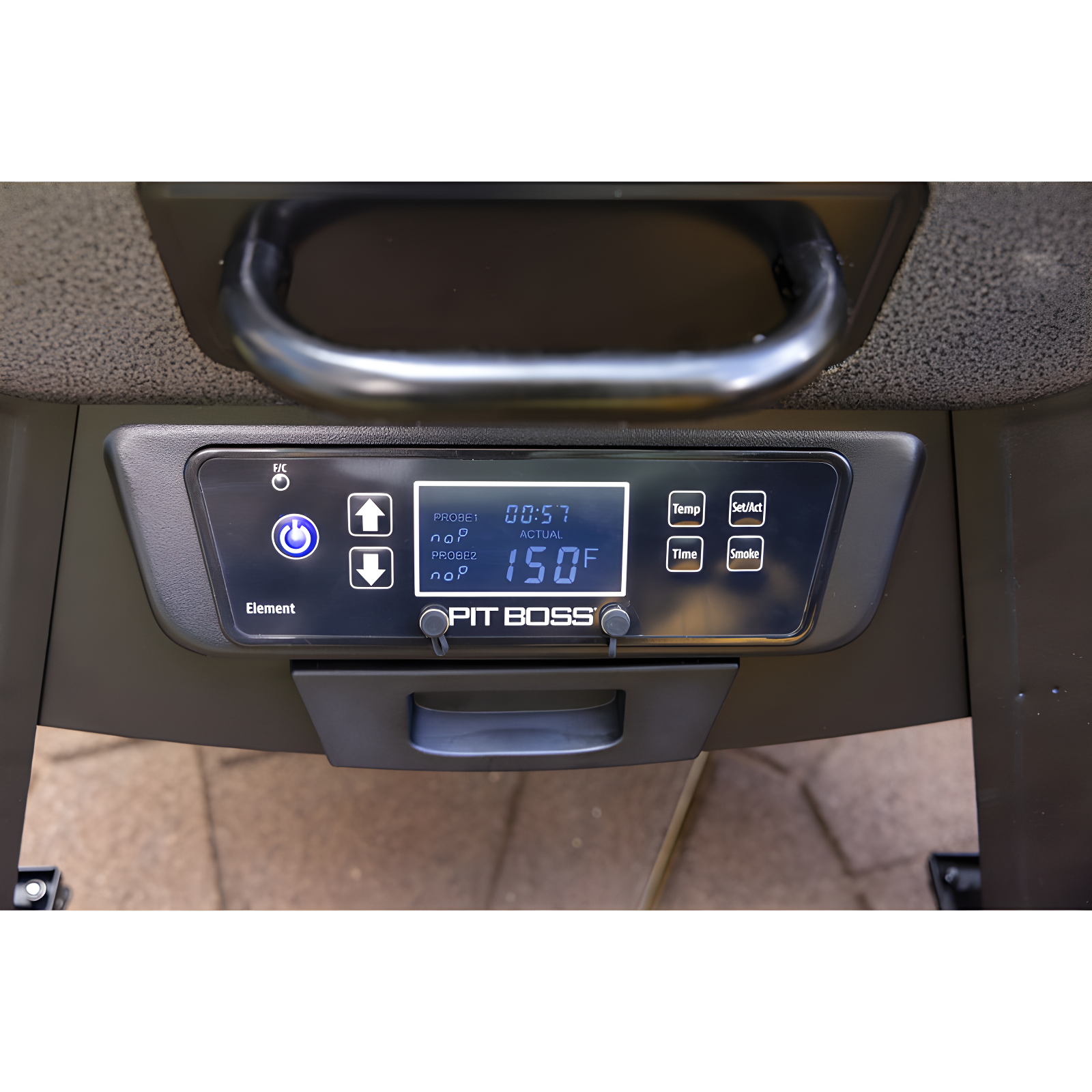 Pit Boss Pit Boss 3-Series Electric Vertical Smoker, Silver Hammertone