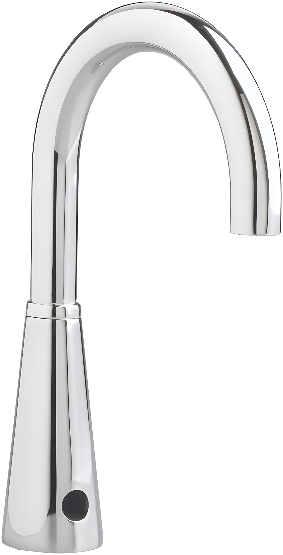 Polished Chrome Touchless Gooseneck Bathroom Faucet