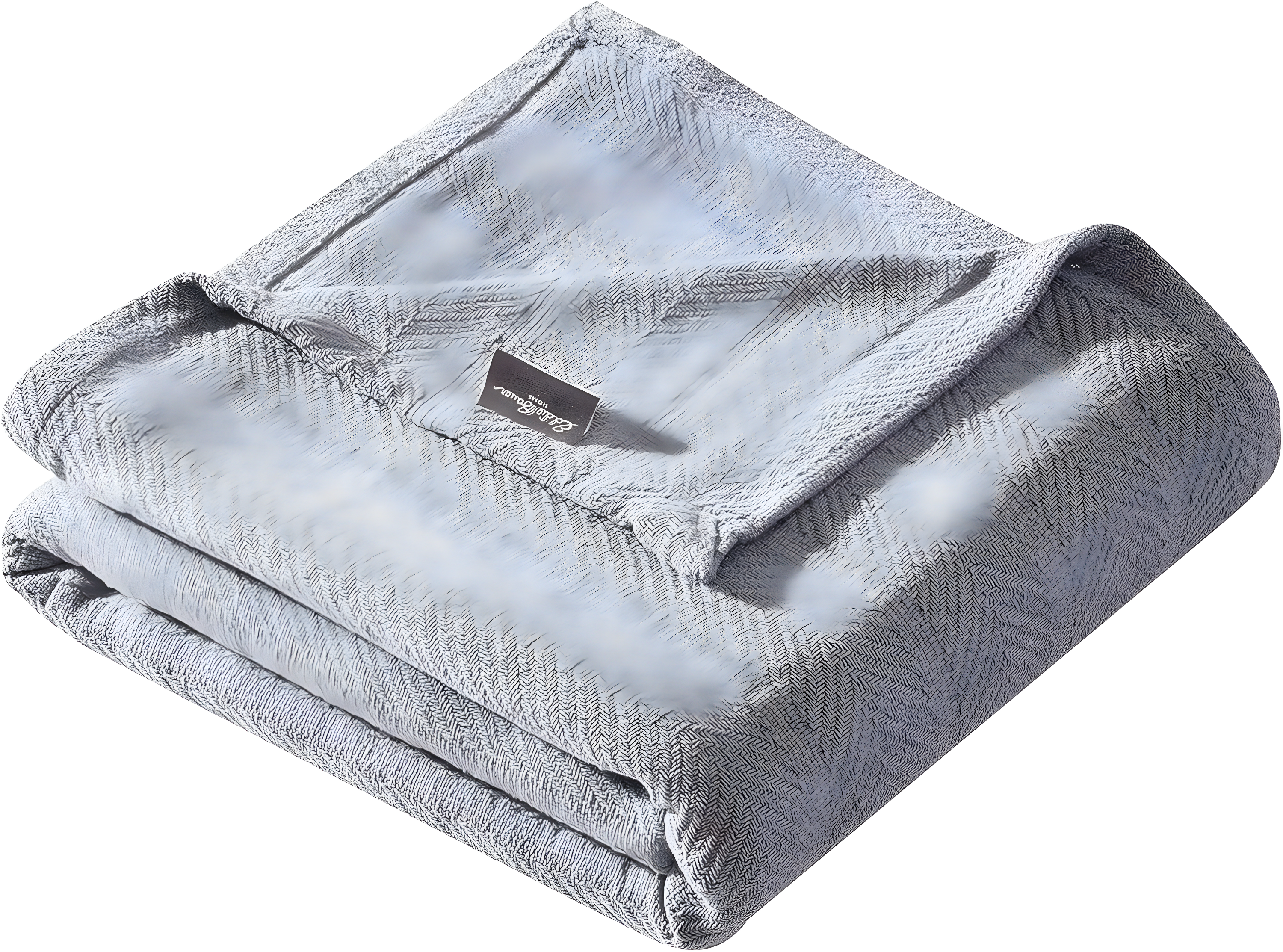 Eddie Bauer Herringbone Cotton Reversible Blanket