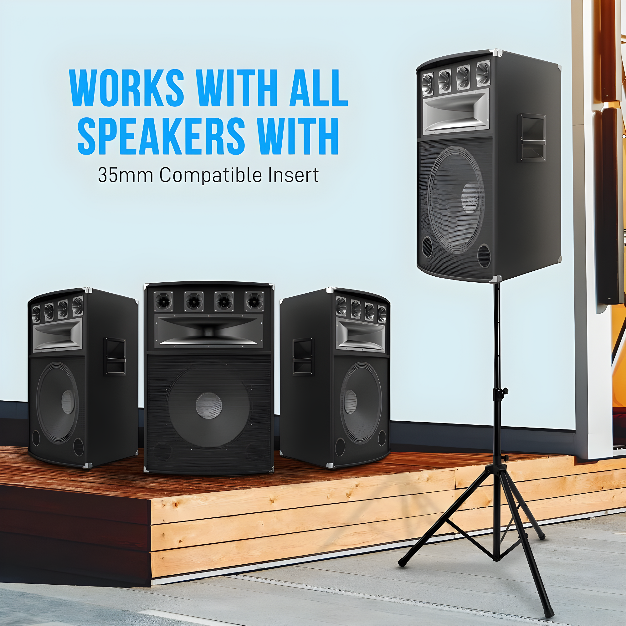 Pyle 70'' Adjustable Height Speaker Stand