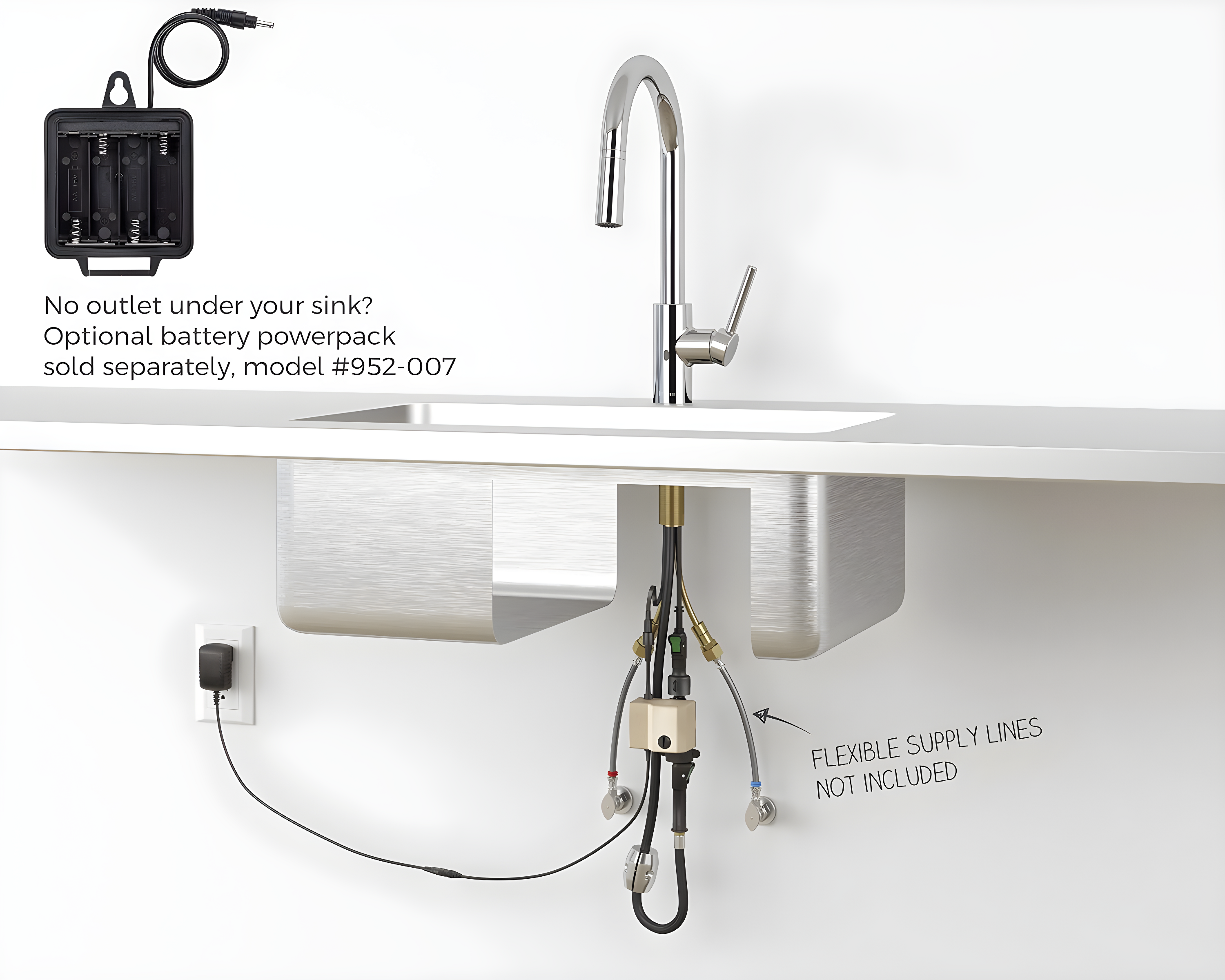 Pfister LG529-ESAS Stellen Pull Down Touchless Single Handle Kitchen Faucet