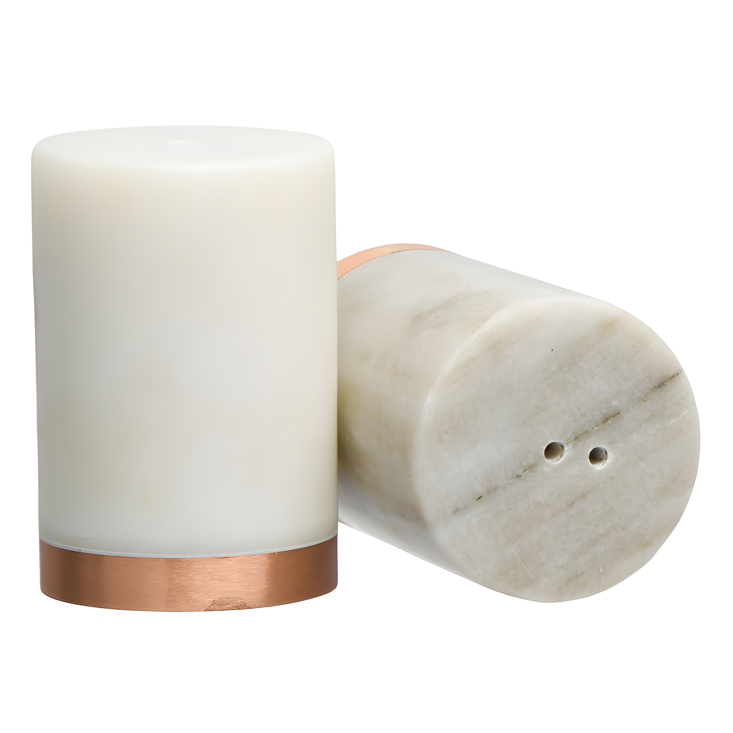 Creative Co-Op Marble Salt and Pepper Shaker Set & Reviews | Joss & Main