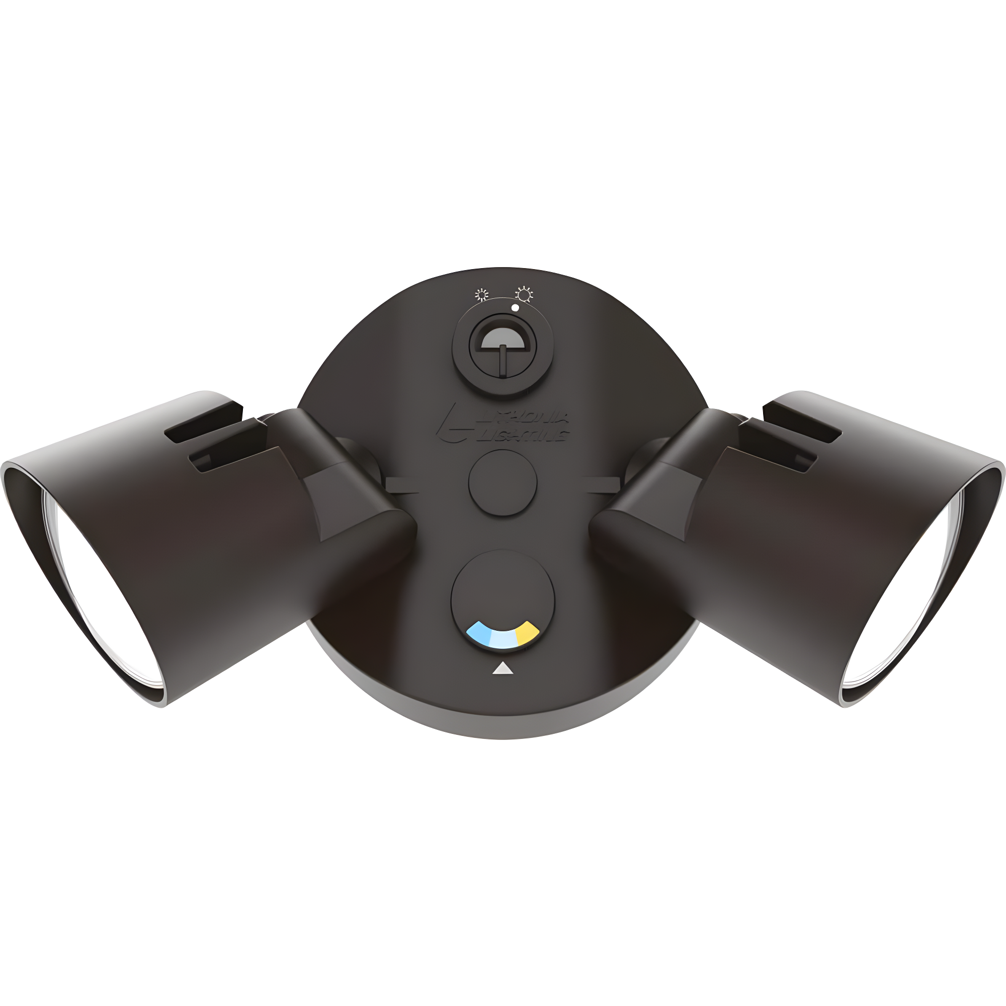 2 - Head Hardwired Dusk to Dawn Outdoor Security Flood Light with Motion Sensor