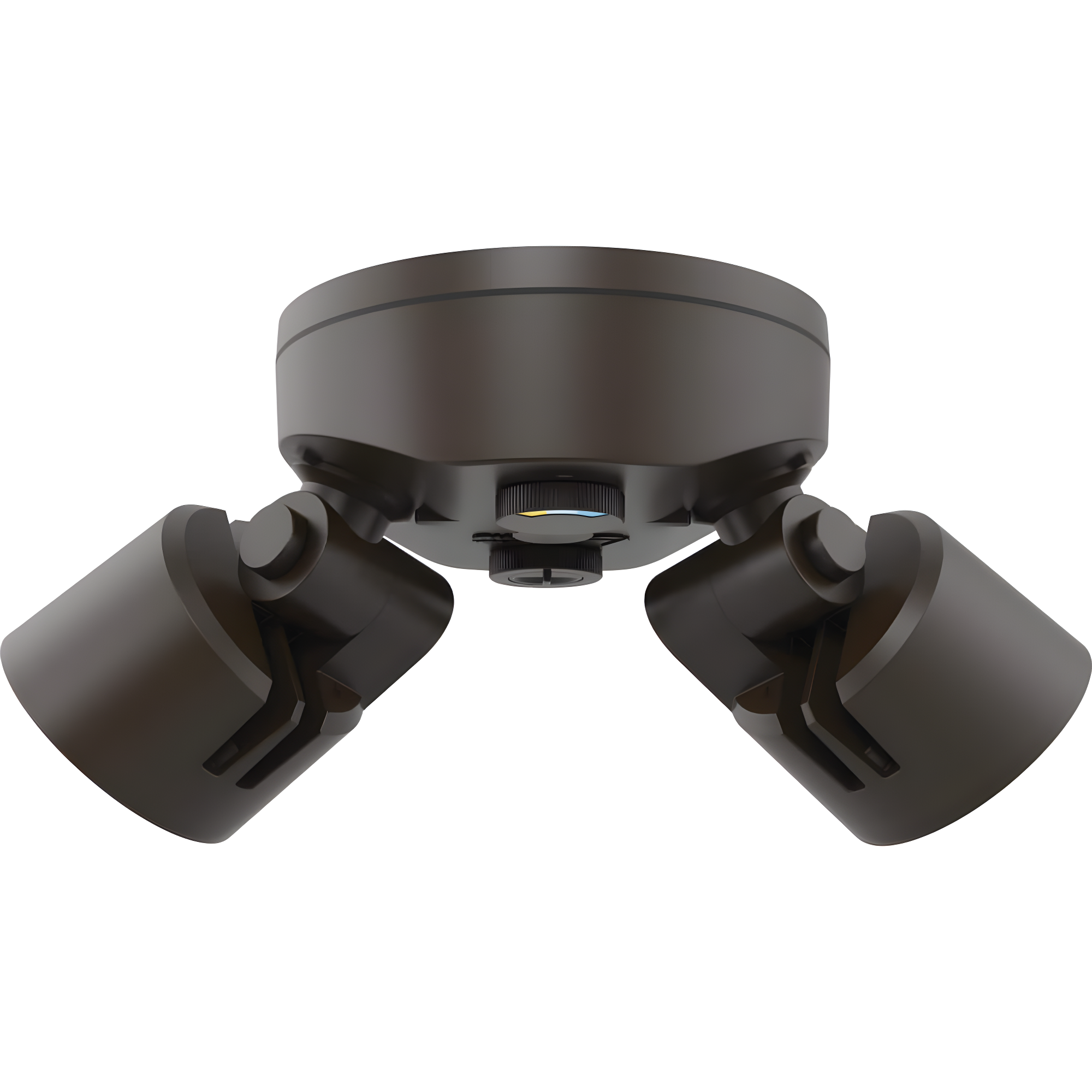 2 - Head Hardwired Dusk to Dawn Outdoor Security Flood Light with Motion Sensor