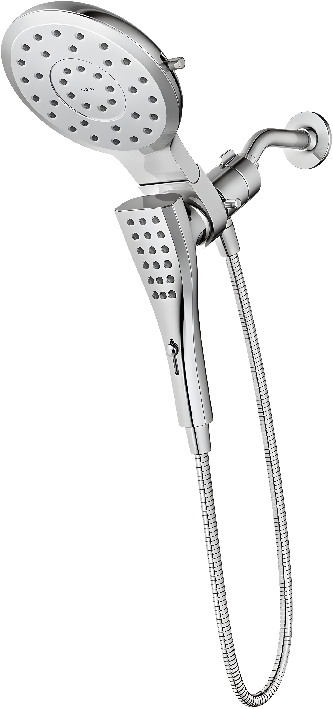 Verso 1.75 GPM Rainshower/Handshower Combination with Infiniti Dial and Magnetix Docking