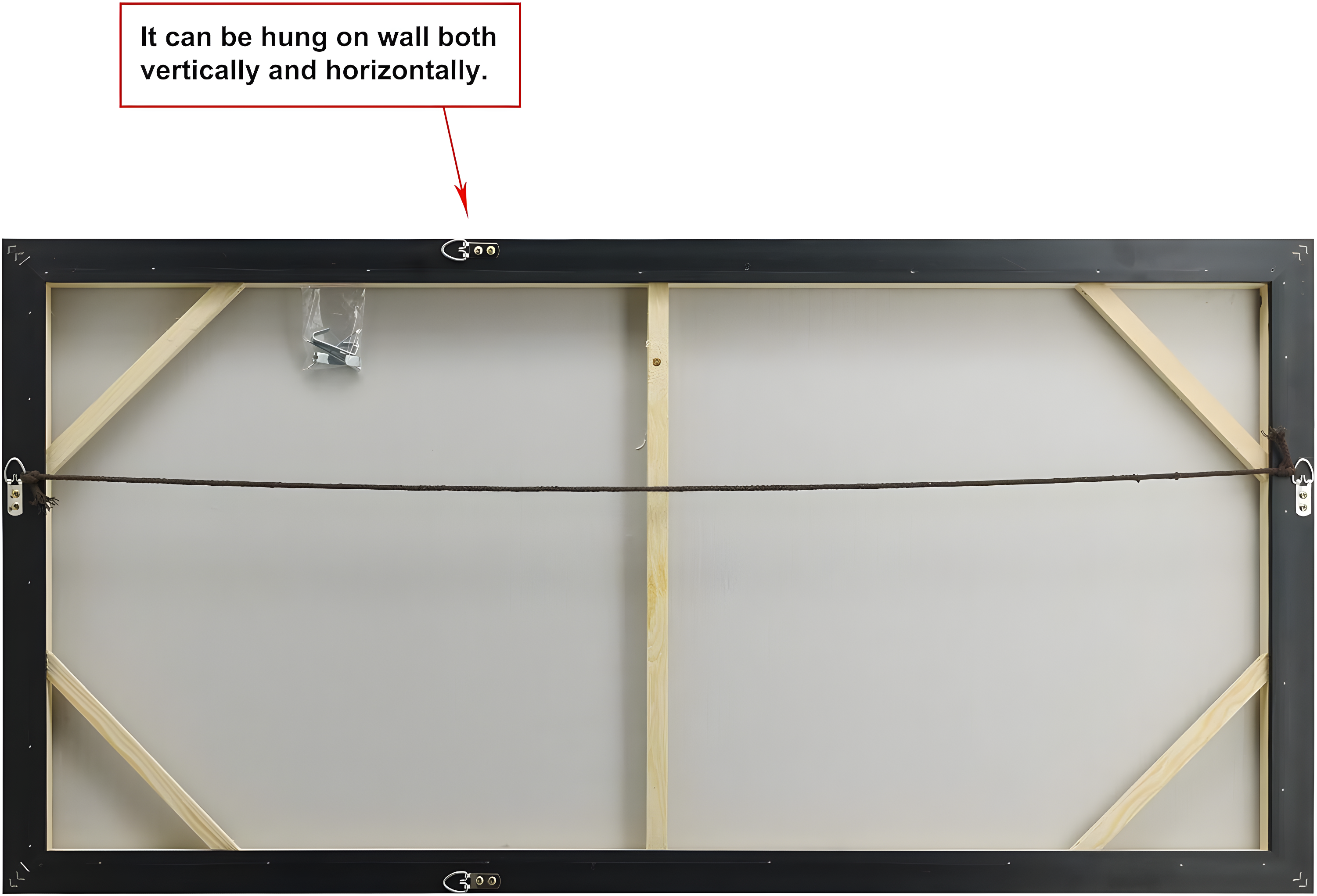 Empire Art Direct Green Frequency Textured Metallic Hand Painted Wall Art, 24" x 48" x 1.5", Ready to Hang