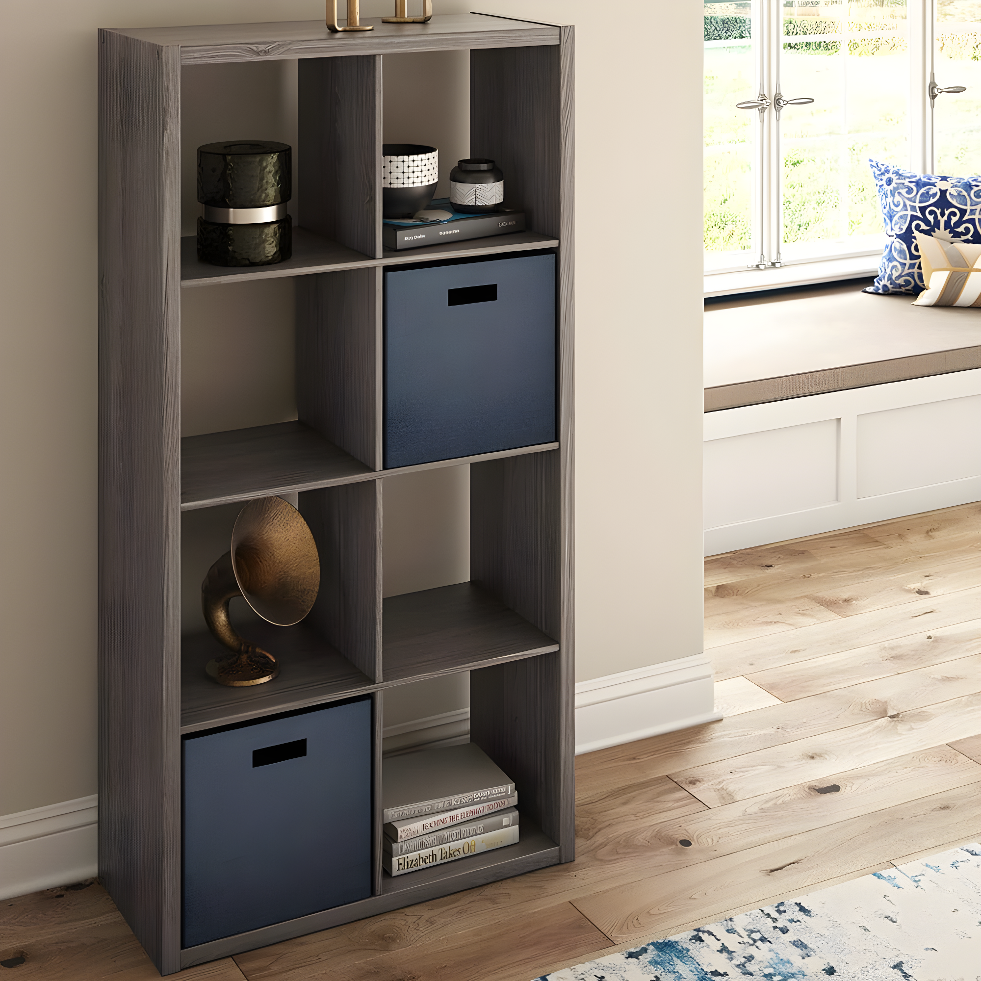 29.87'' H x 57.95'' W Cube Bookcase