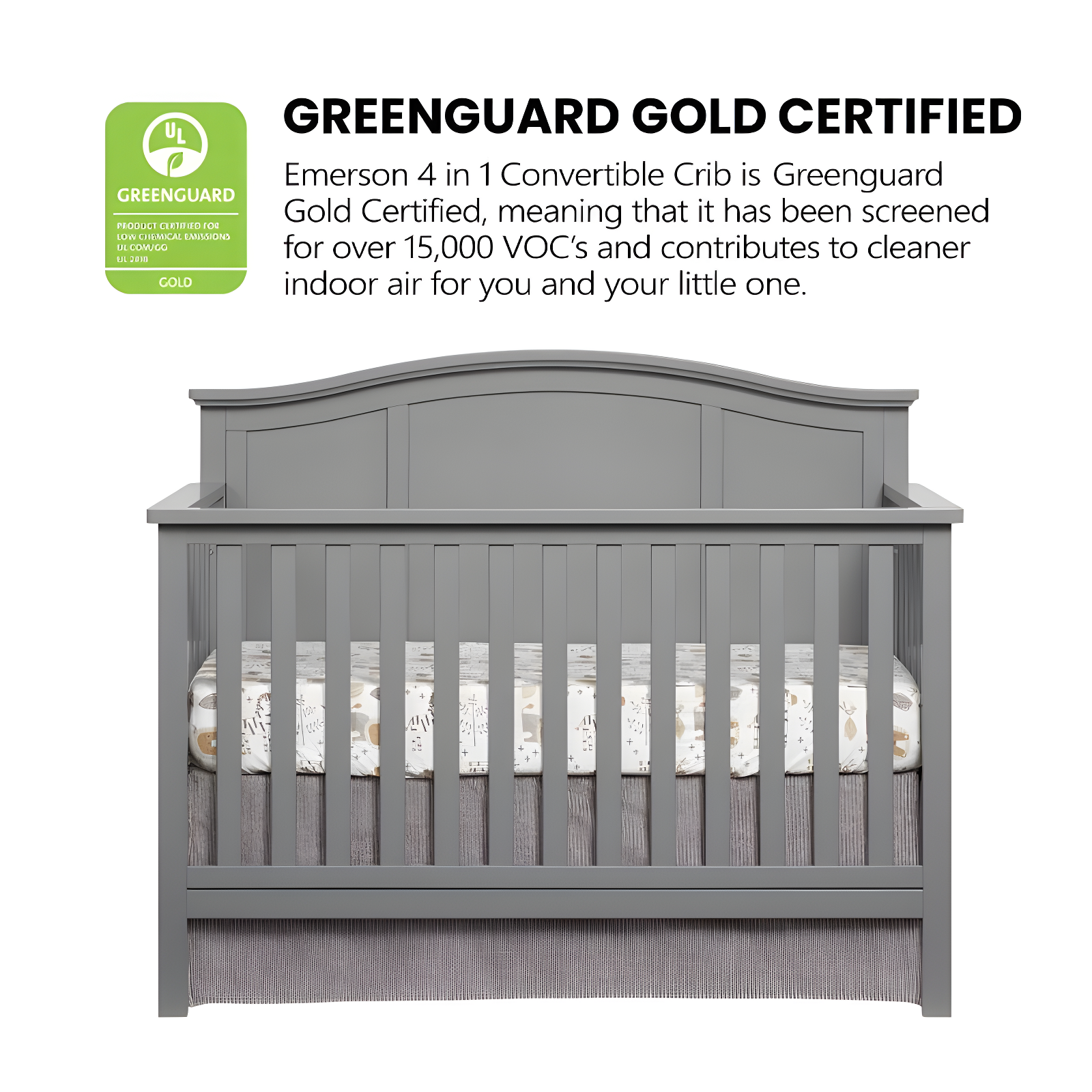 Emerson 4 In 1 Convertible Crib