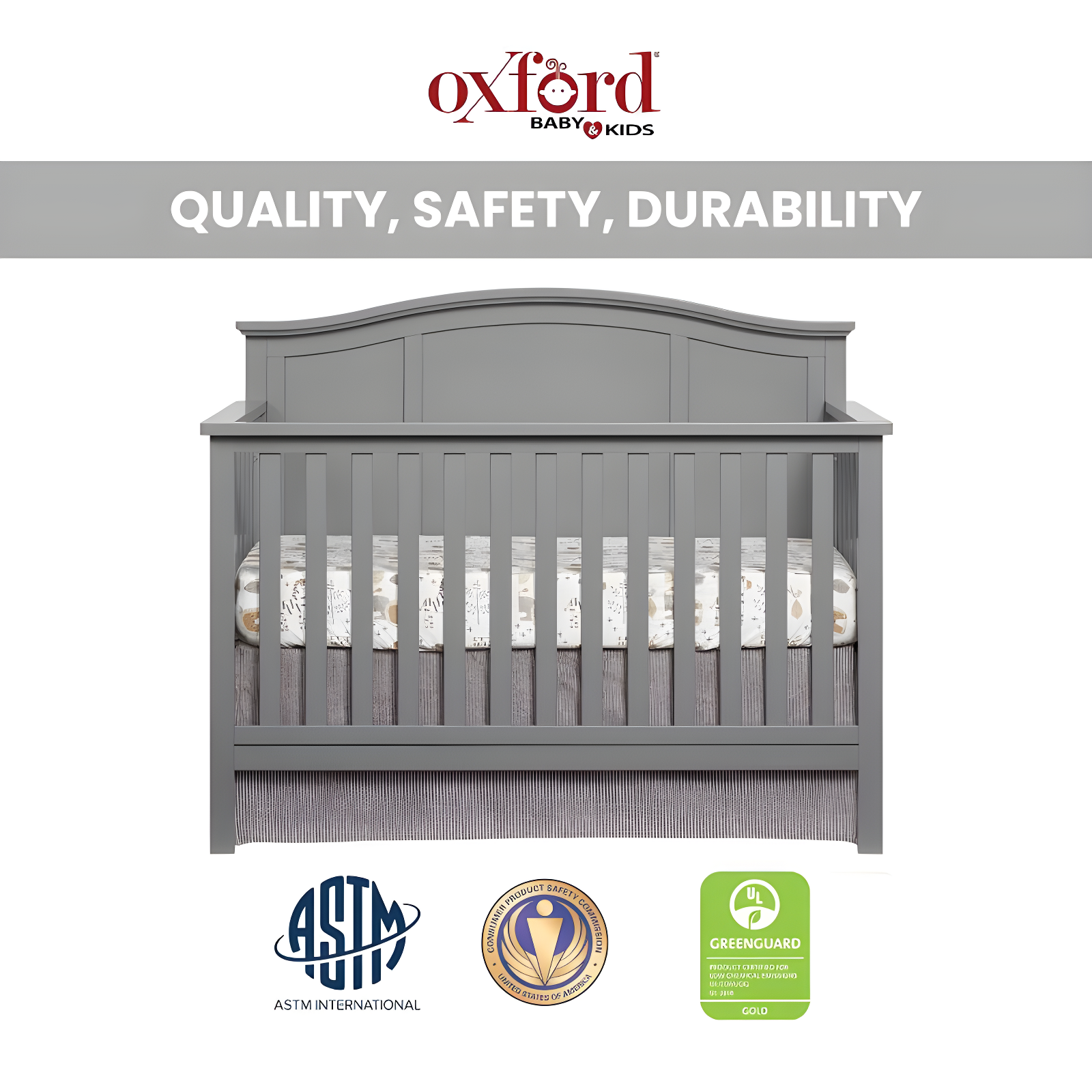 Emerson 4 In 1 Convertible Crib