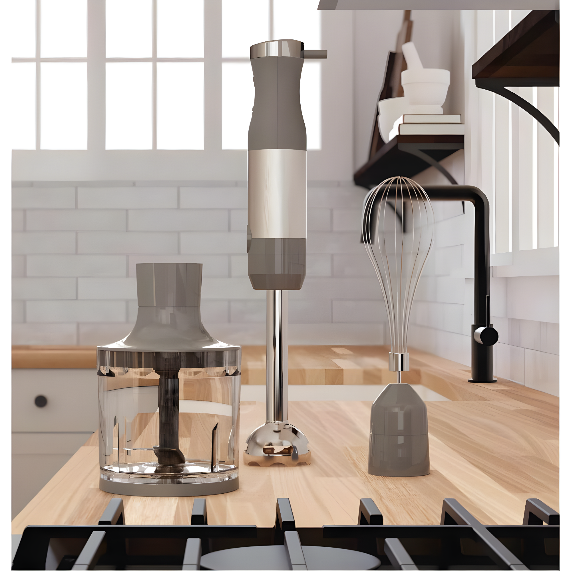 GE Immersion Blender with Accessories
