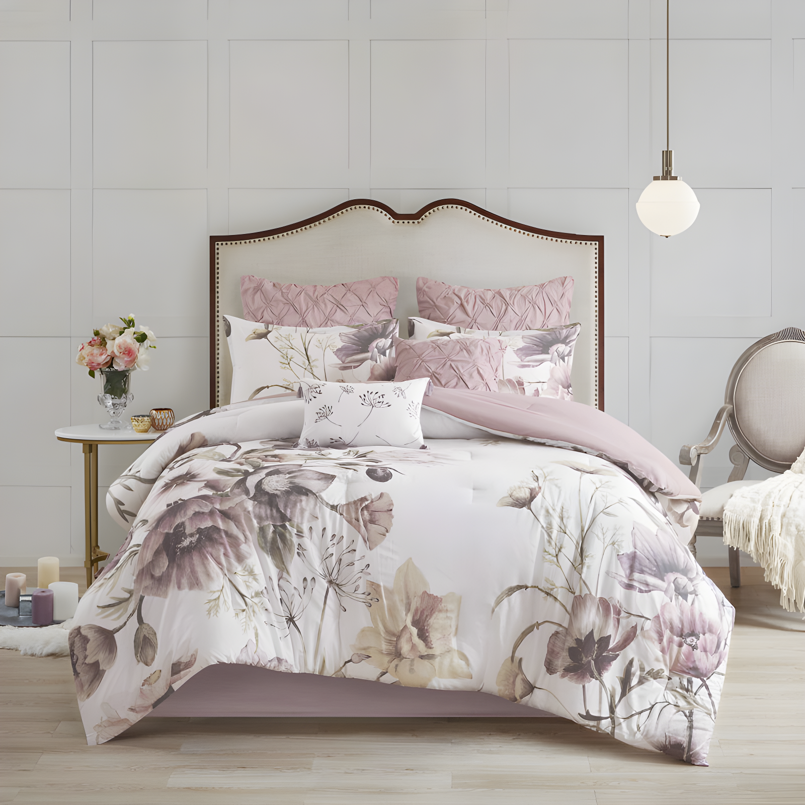 Madison Park Cassandra 8 Piece Cotton Comforter Set