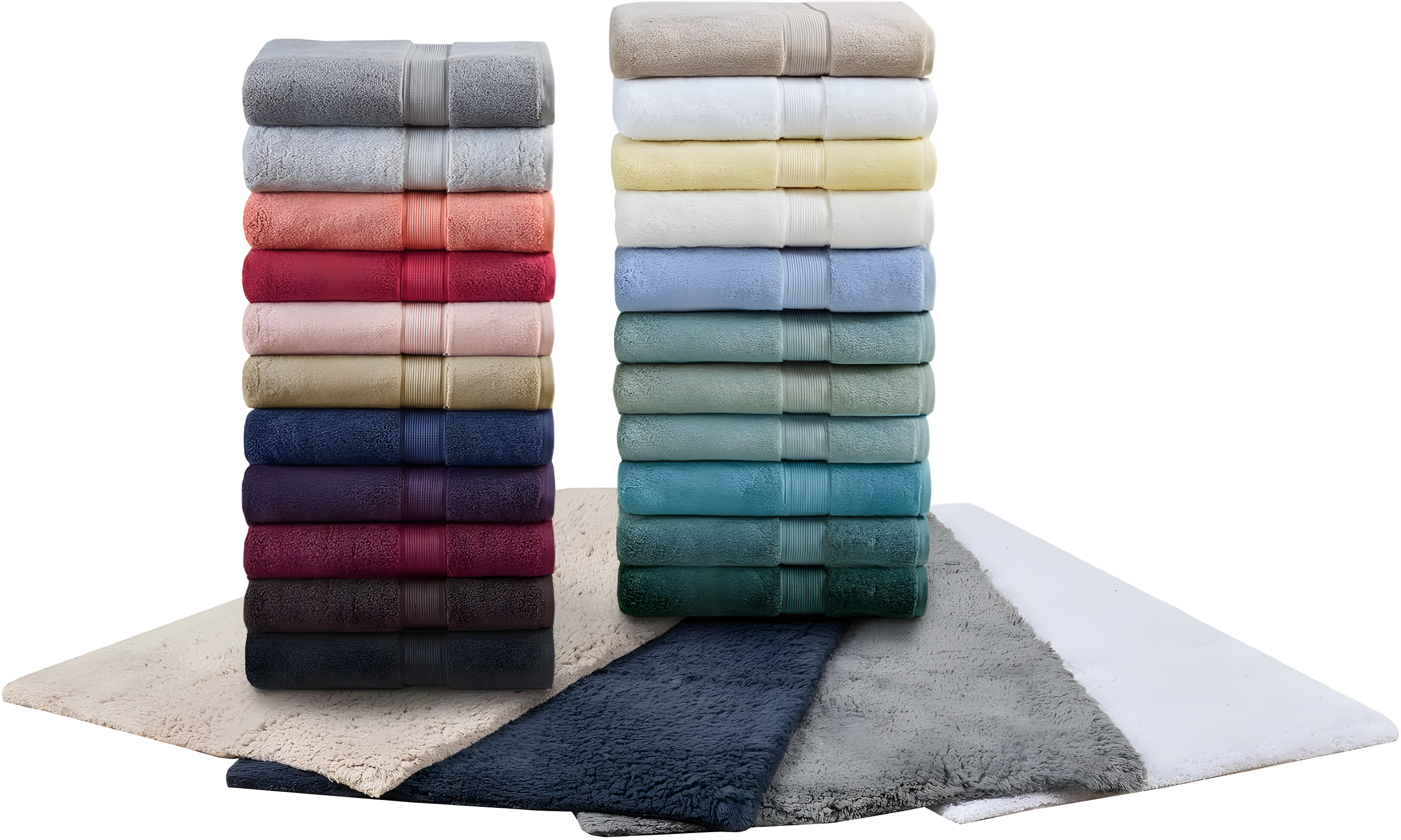 Madison Park Signature 800GSM Ultra-Soft 100% Cotton Absorbent Towel Set
