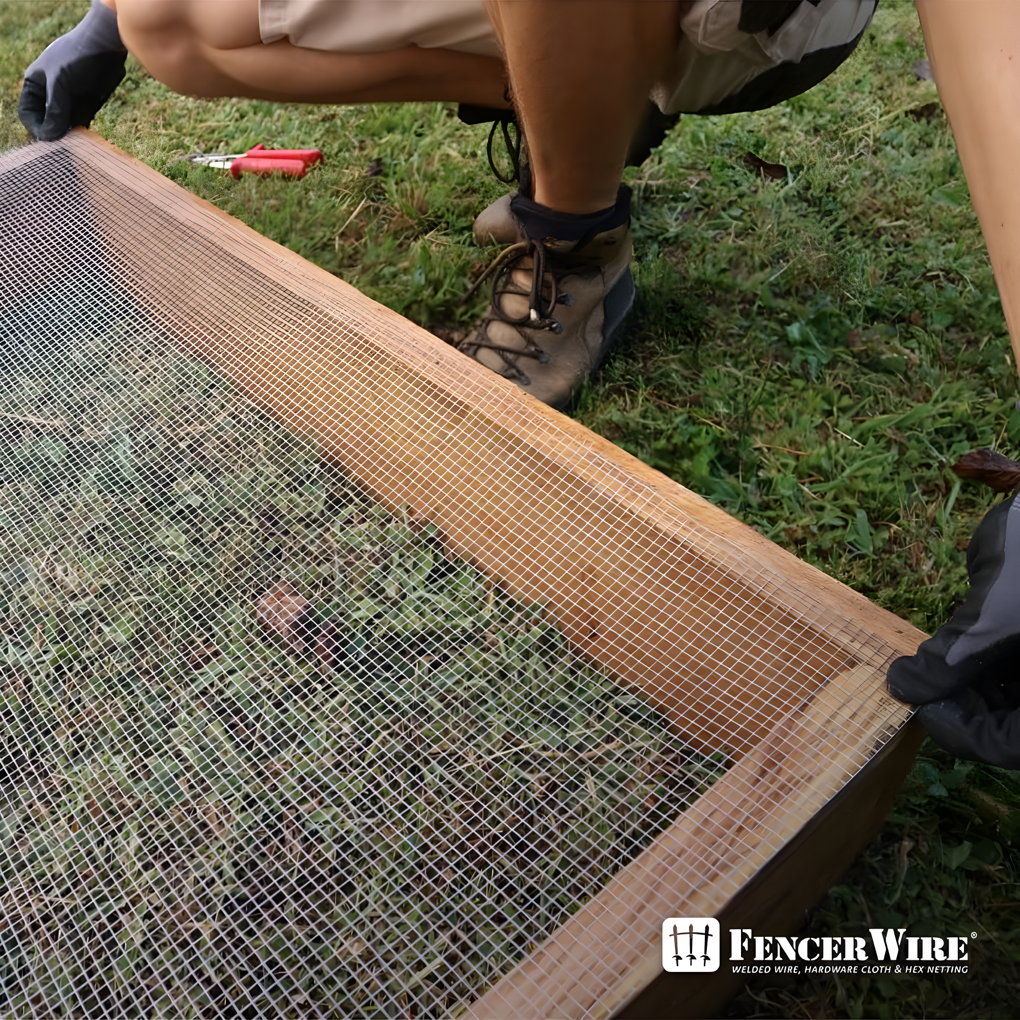 Fencer Wire Fencer Wire 23 Gauge Galvanized Hardware Cloth with Mesh Size 1/4" x 1/4", Multiple Options